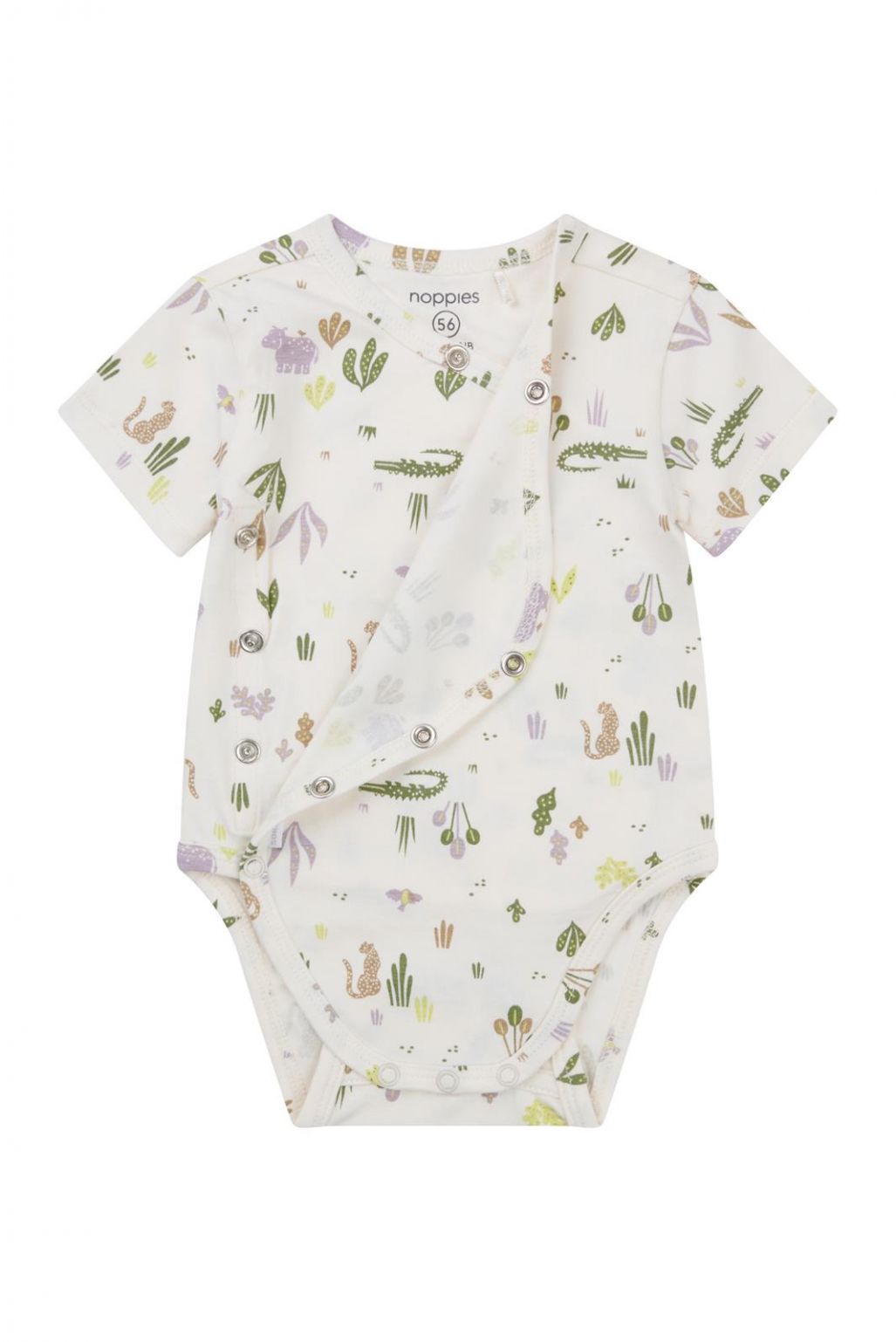 Noppies Romper Orofino - Animals Pattern Off White