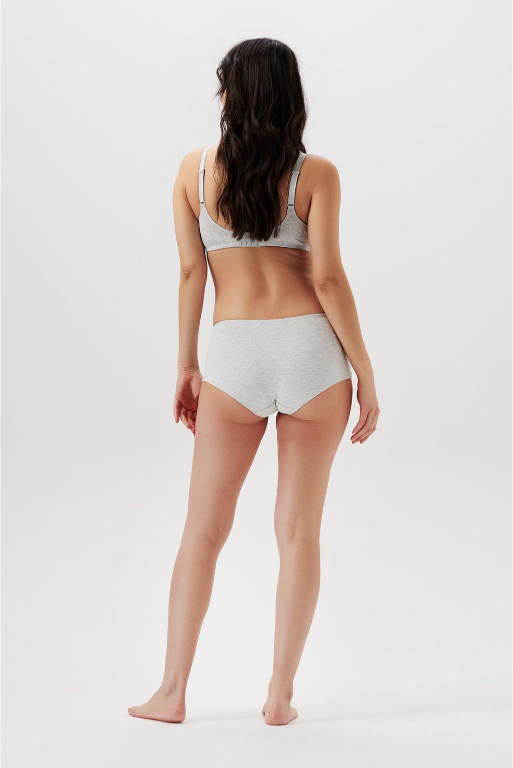 Noppies Short Cotton Melange - Light Grey Melange