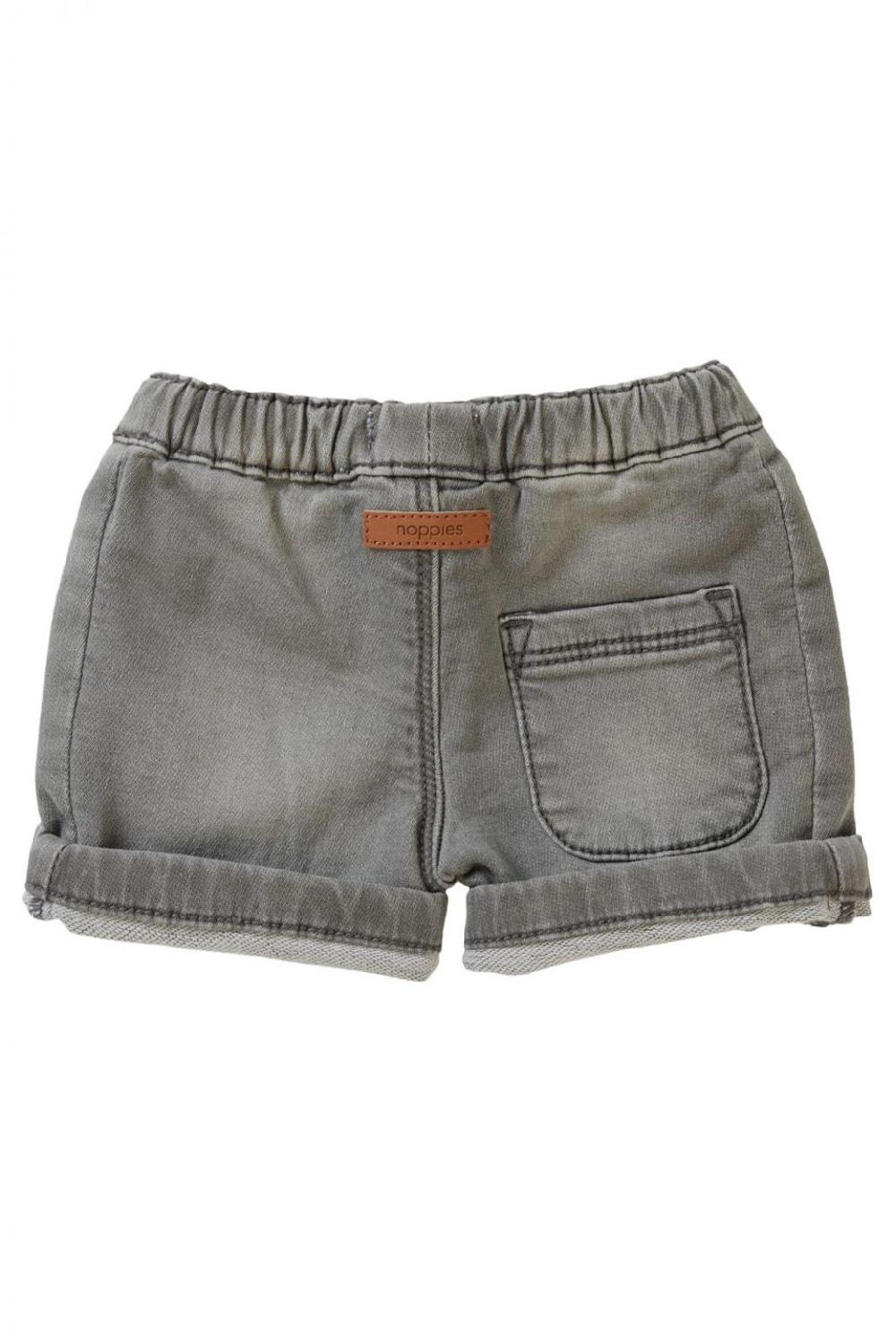 Noppies Shorts Burke - Light Grey Denim
