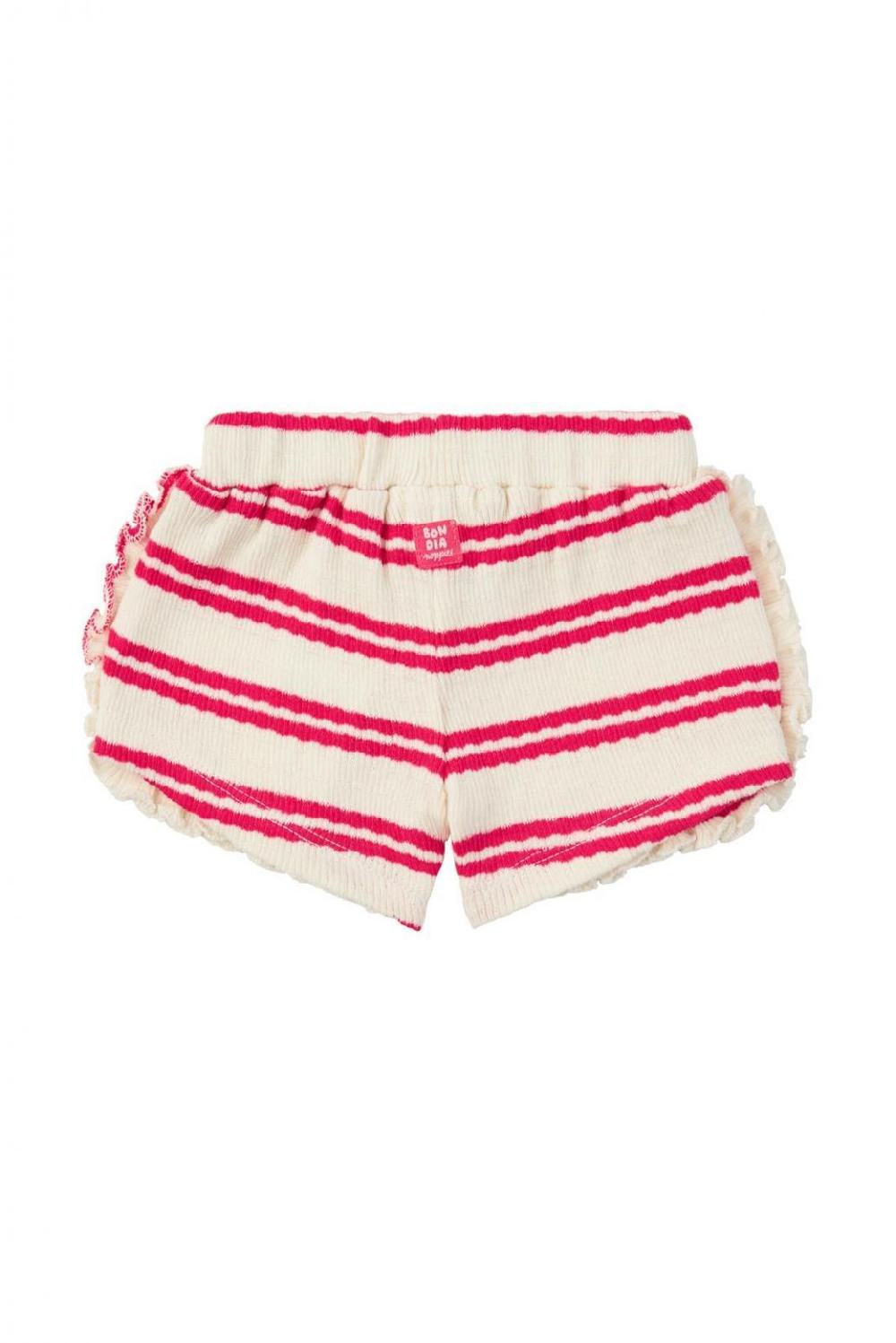 Noppies Shorts Montecito - Stripe Pattern Pink