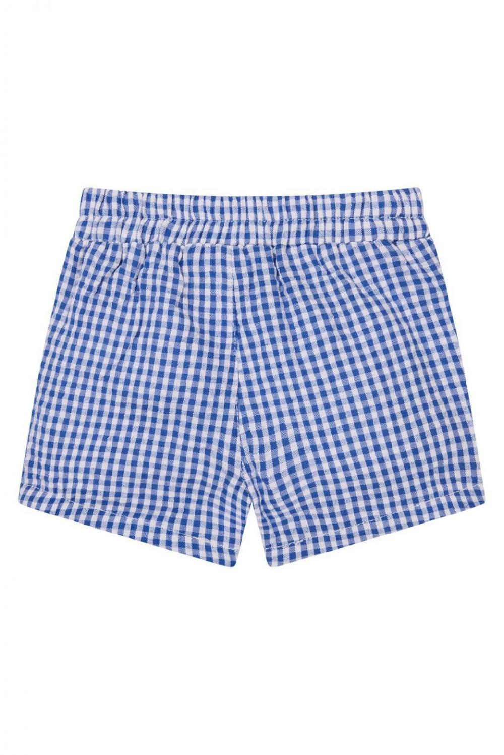 Noppies Shorts Olbia - Check Pattern Medium Blue