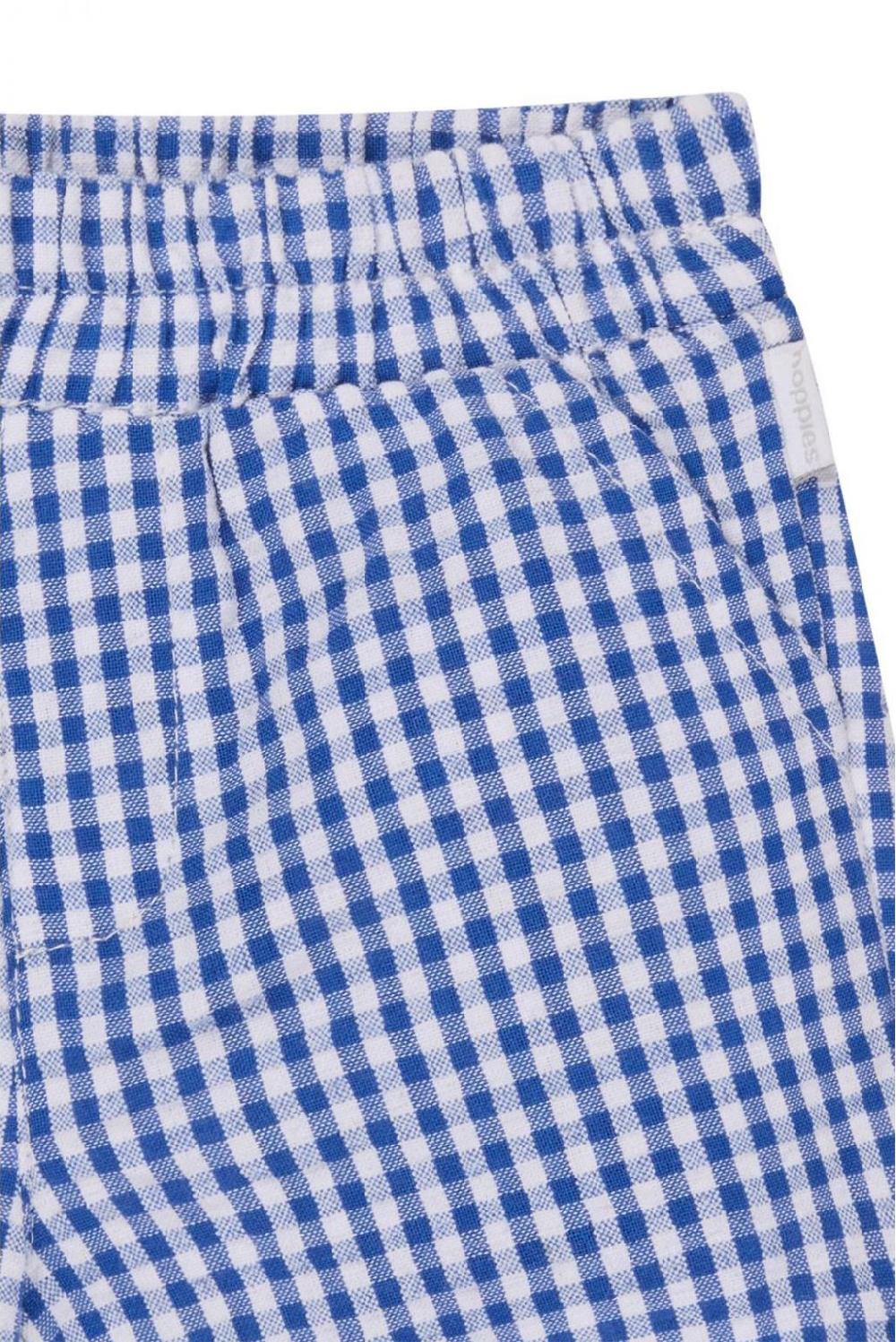 Noppies Shorts Olbia - Check Pattern Medium Blue