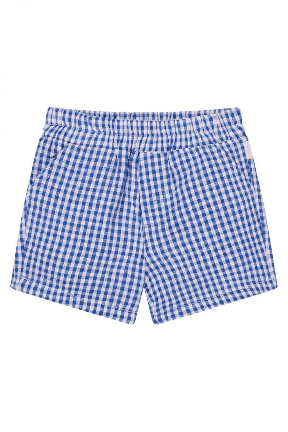 noppies Shorts Olbia - Check pattern Medium blue