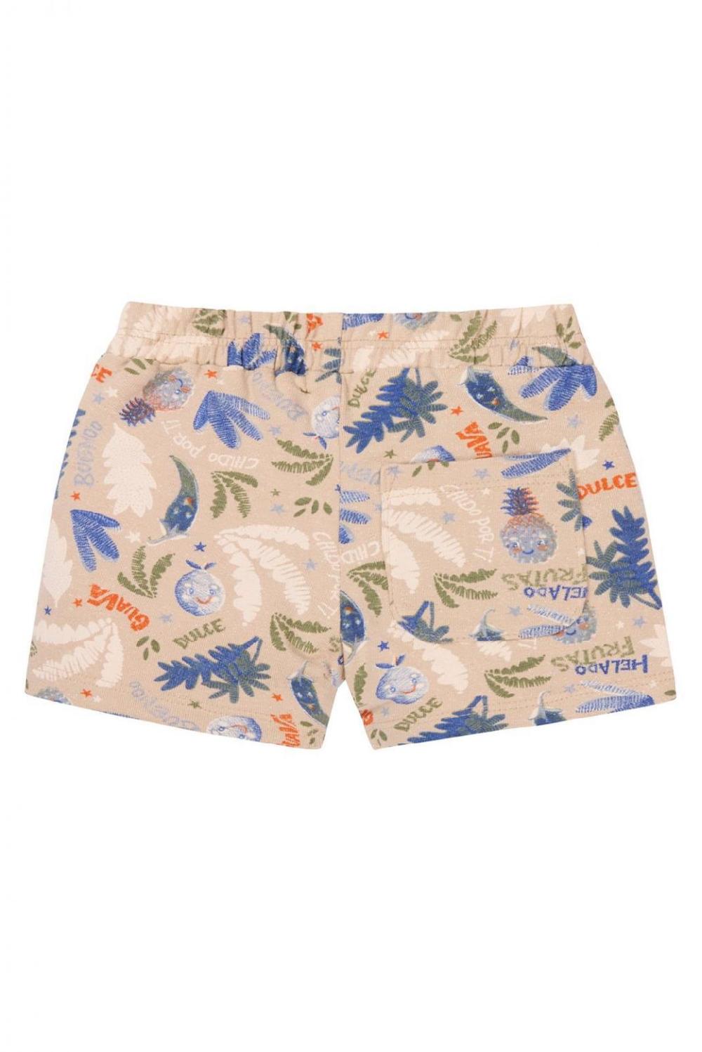 Noppies Shorts Othon - Fruit Pattern Sand/Nude