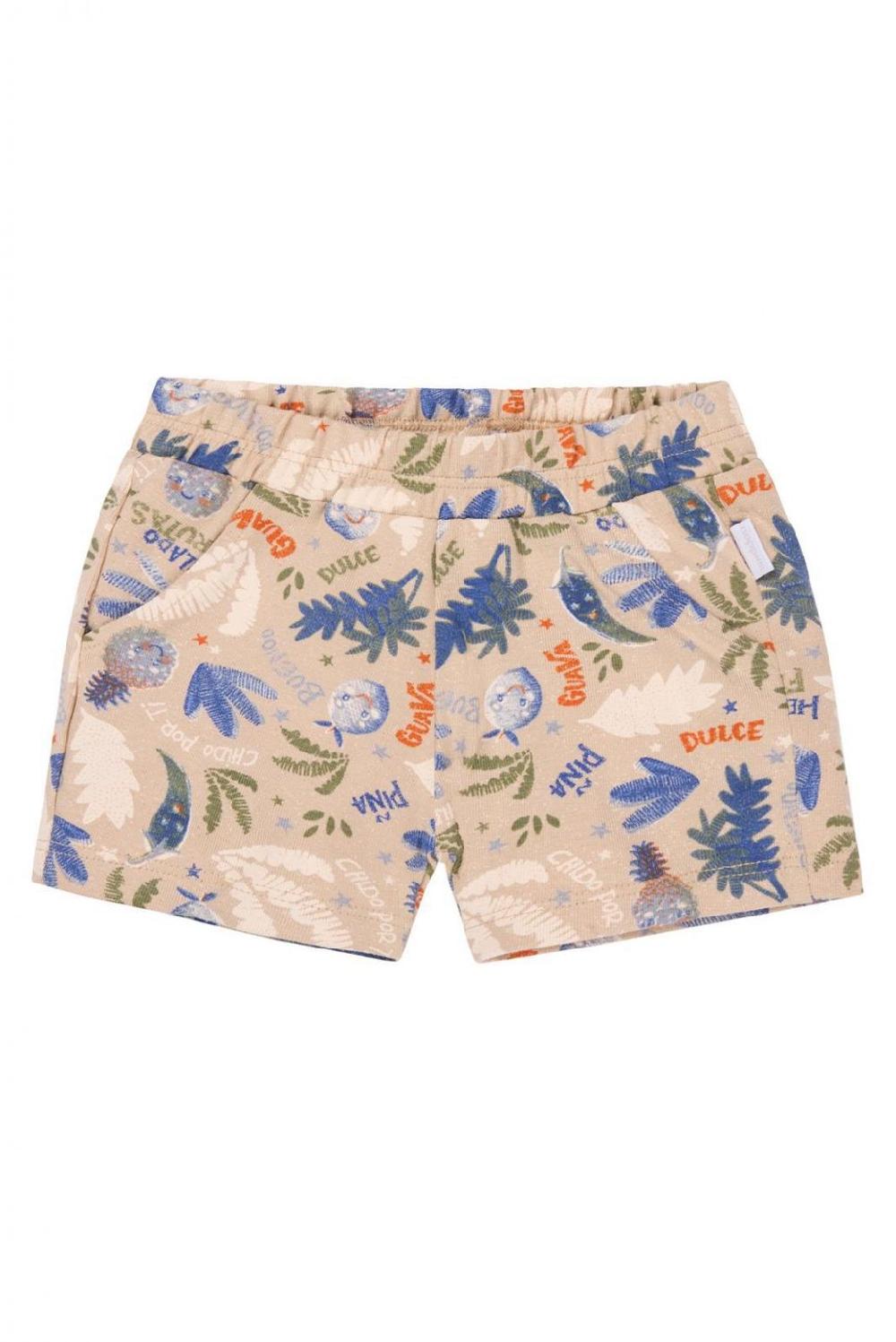 noppies Shorts Othon - Fruit pattern Sand/Nude