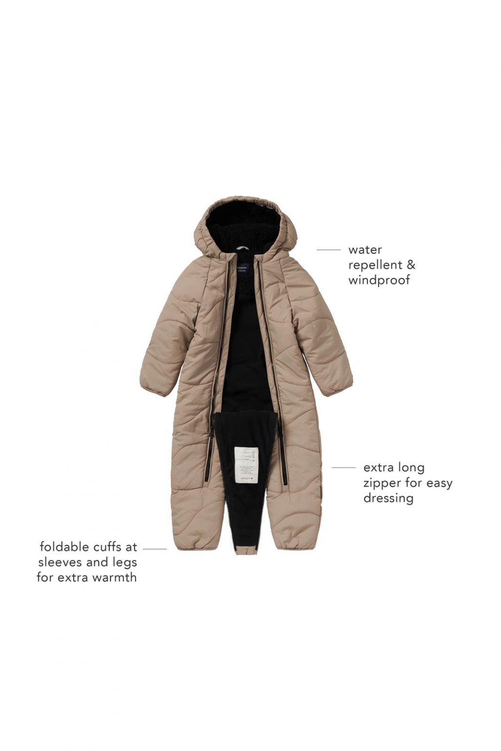 Noppies Skipak Girona - Desert Taupe