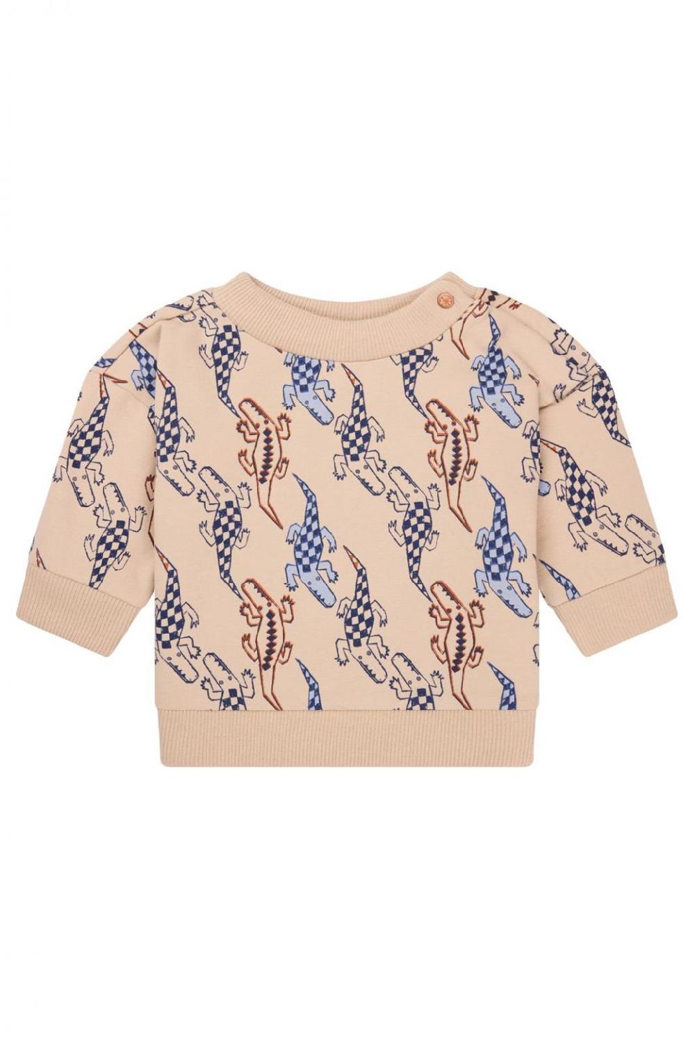 noppies Sweater Oroville - Animals pattern Sand/Nude