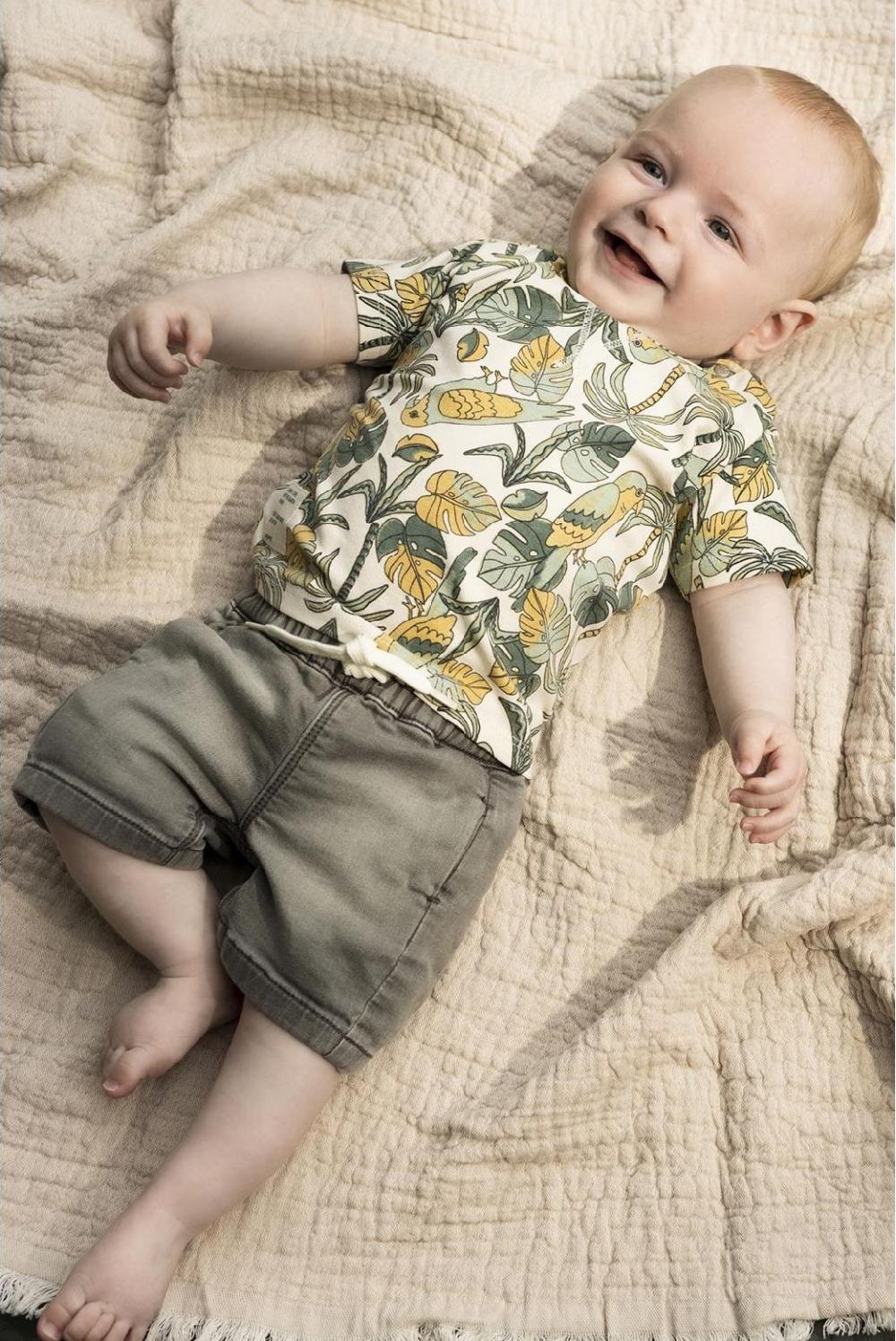 Noppies T-shirt Banning - Whitecap Gray