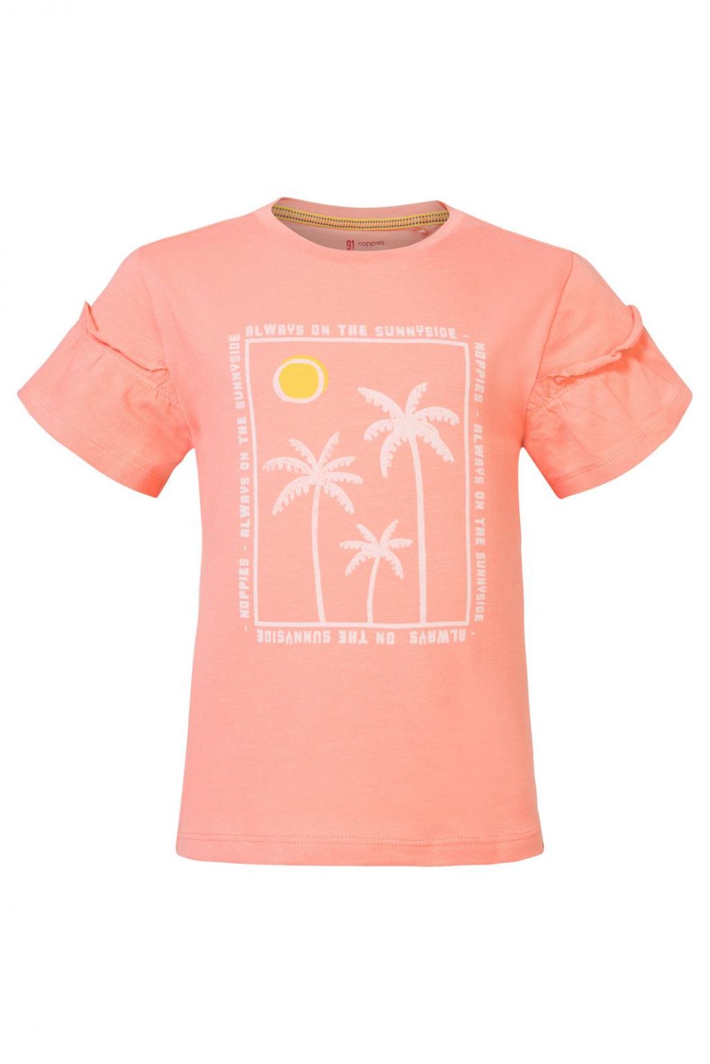 Noppies T-shirt Estes - Coral Haze