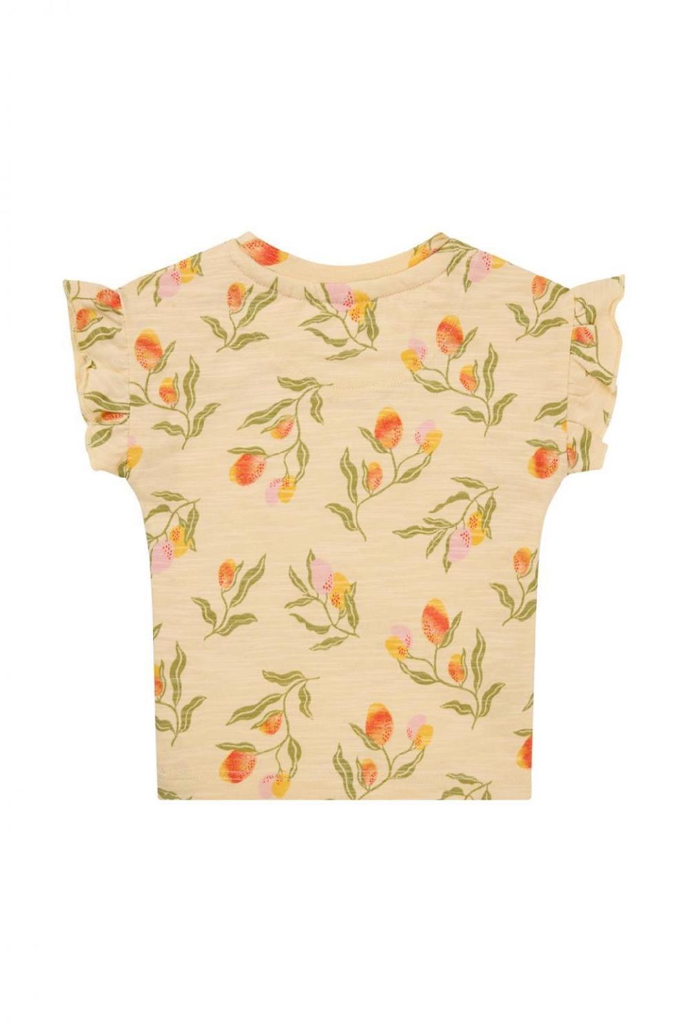 Noppies T-shirt Moraga - Fruit Pattern Medium Yellow