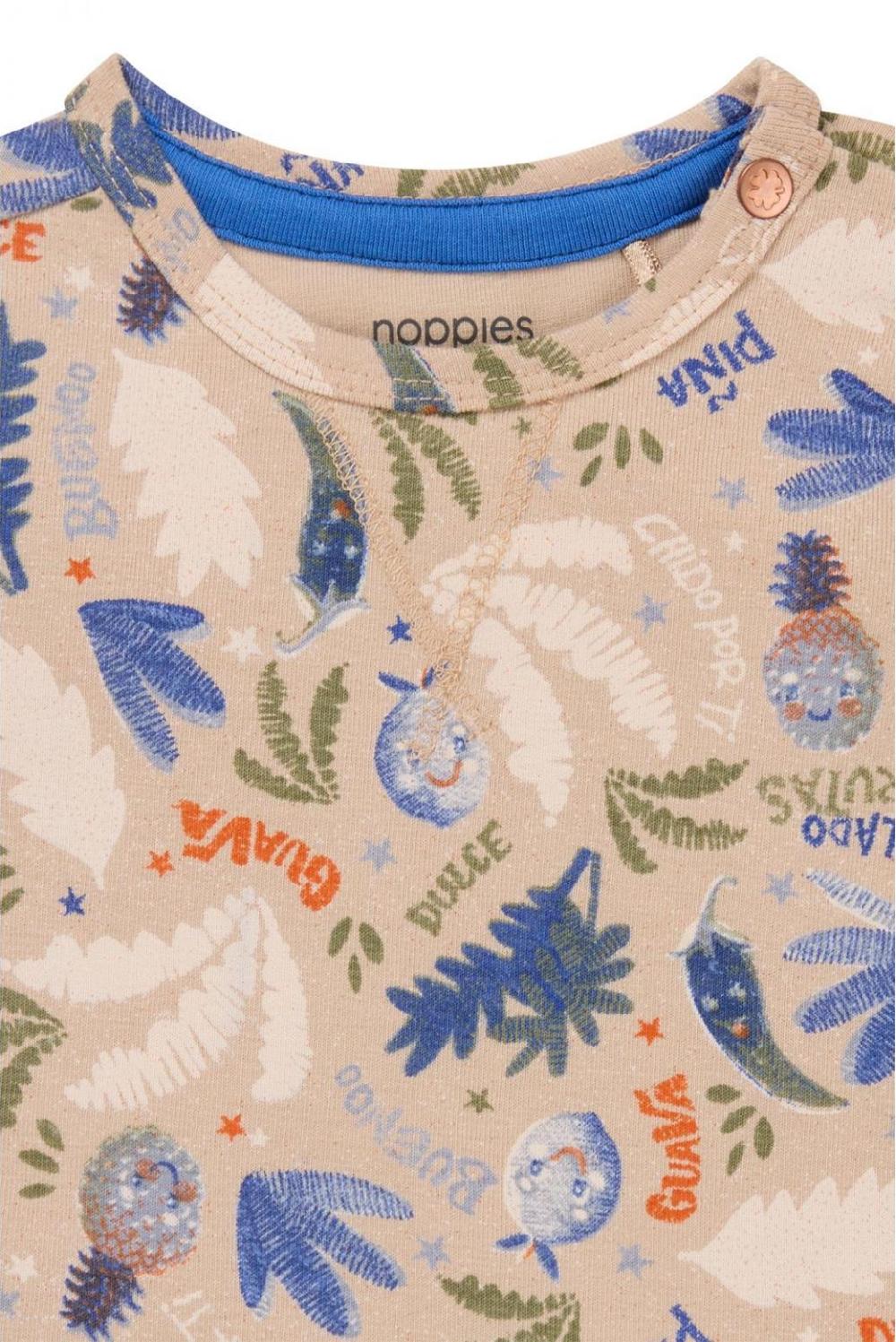 Noppies T-shirt Ofunato - Fruit Pattern Sand/Nude