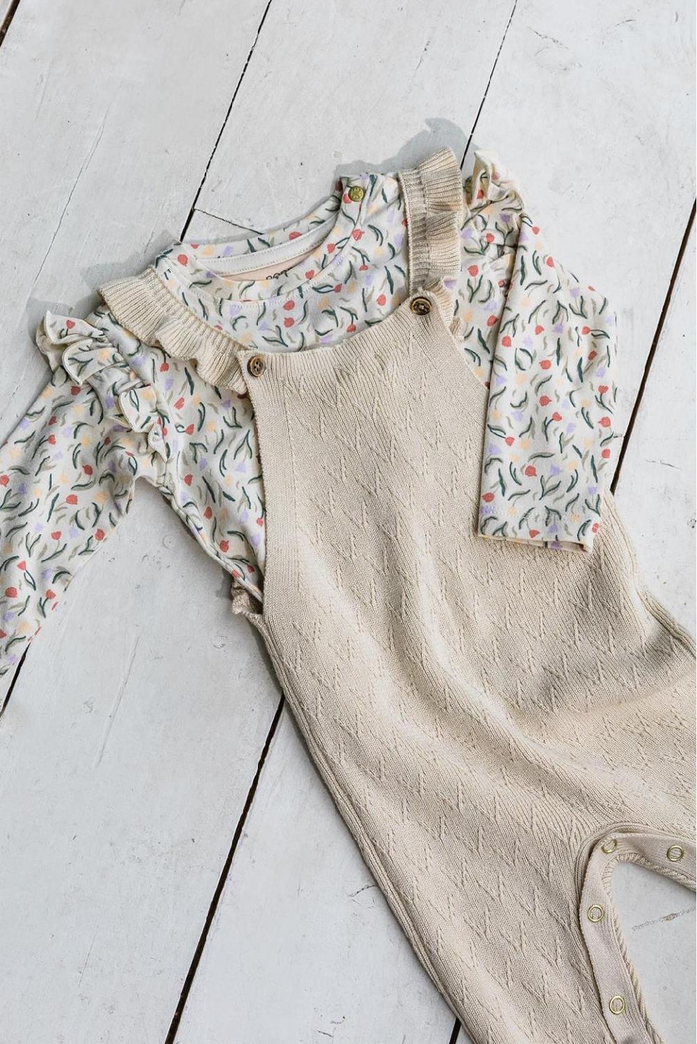 Noppies Tuinbroek Chantilly - Whitecap Gray