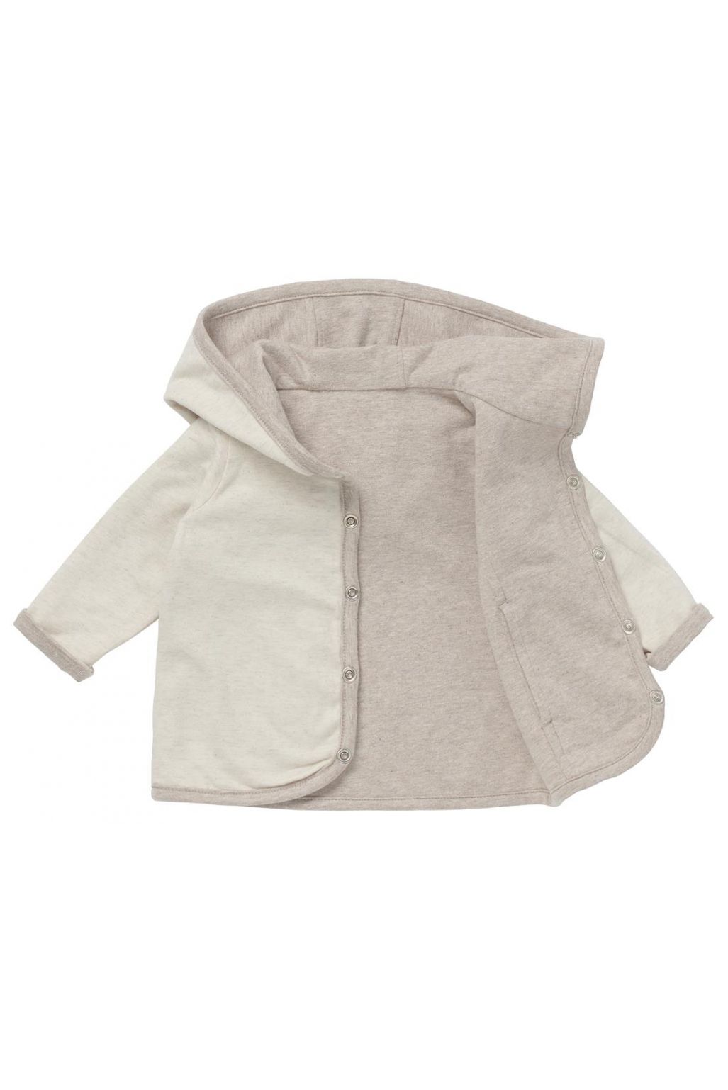 Noppies Vest Bonny - Reversible - Taupe Melange