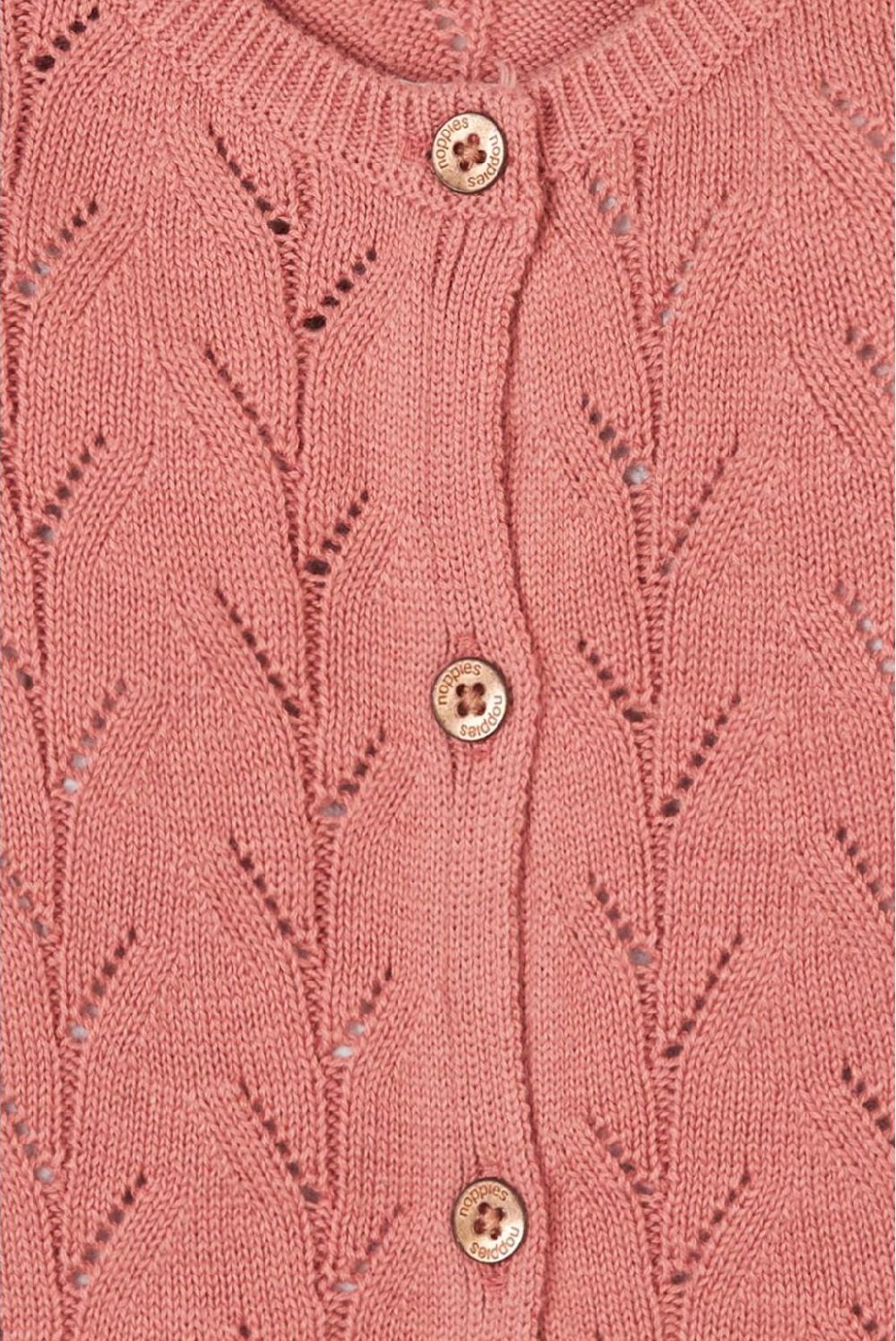 Noppies Vest Feternes - Old Rose