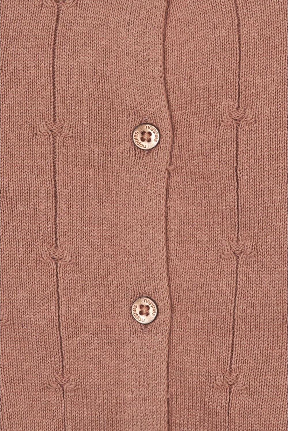 Noppies Vest Frondes - Burlwood