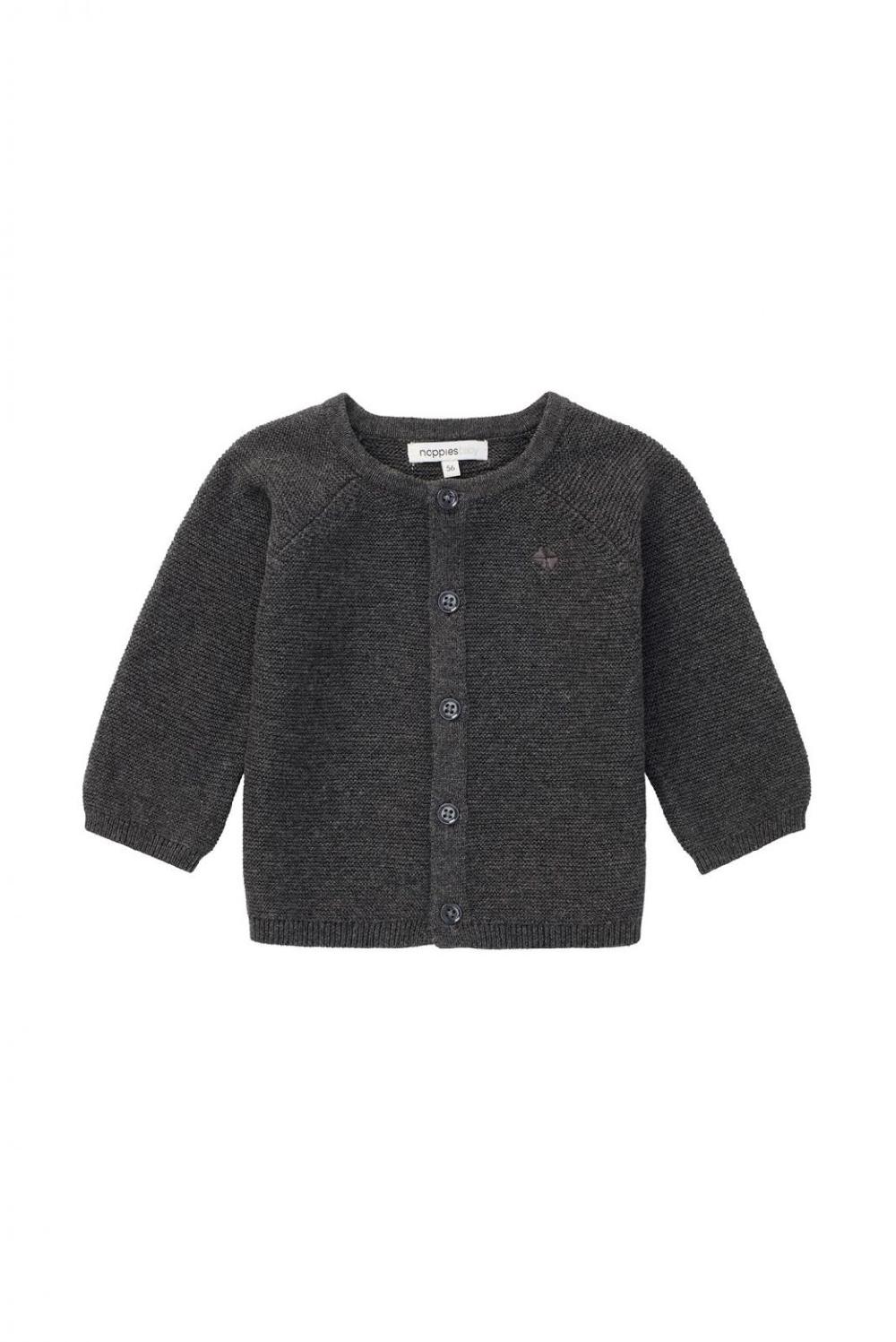 noppies Vest Naga - Dark grey melange