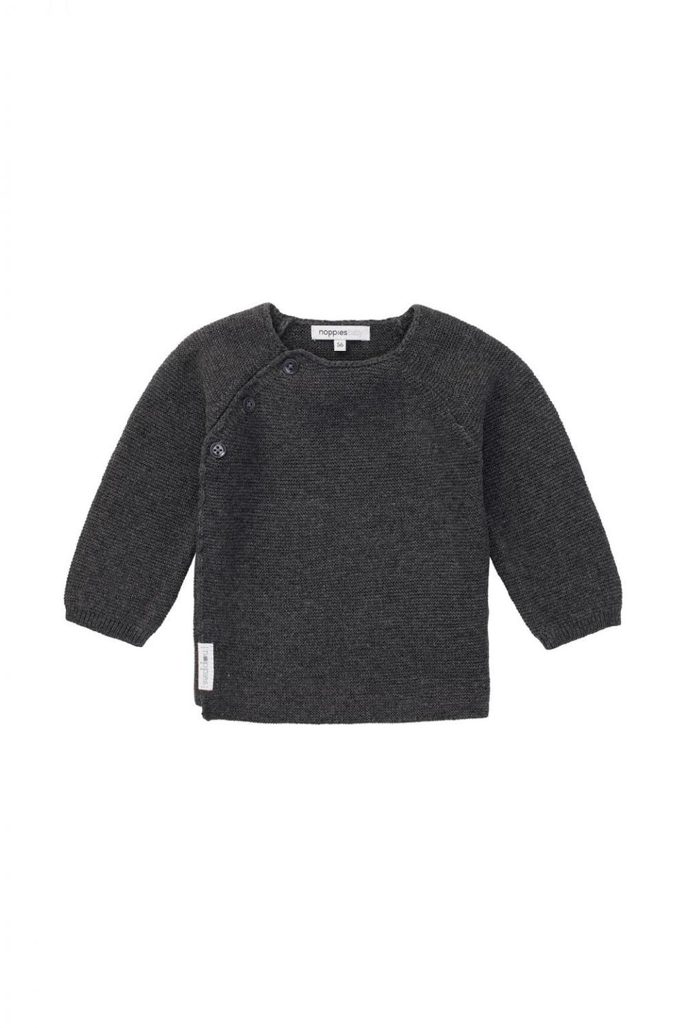 noppies Vest Pino - Dark grey melange