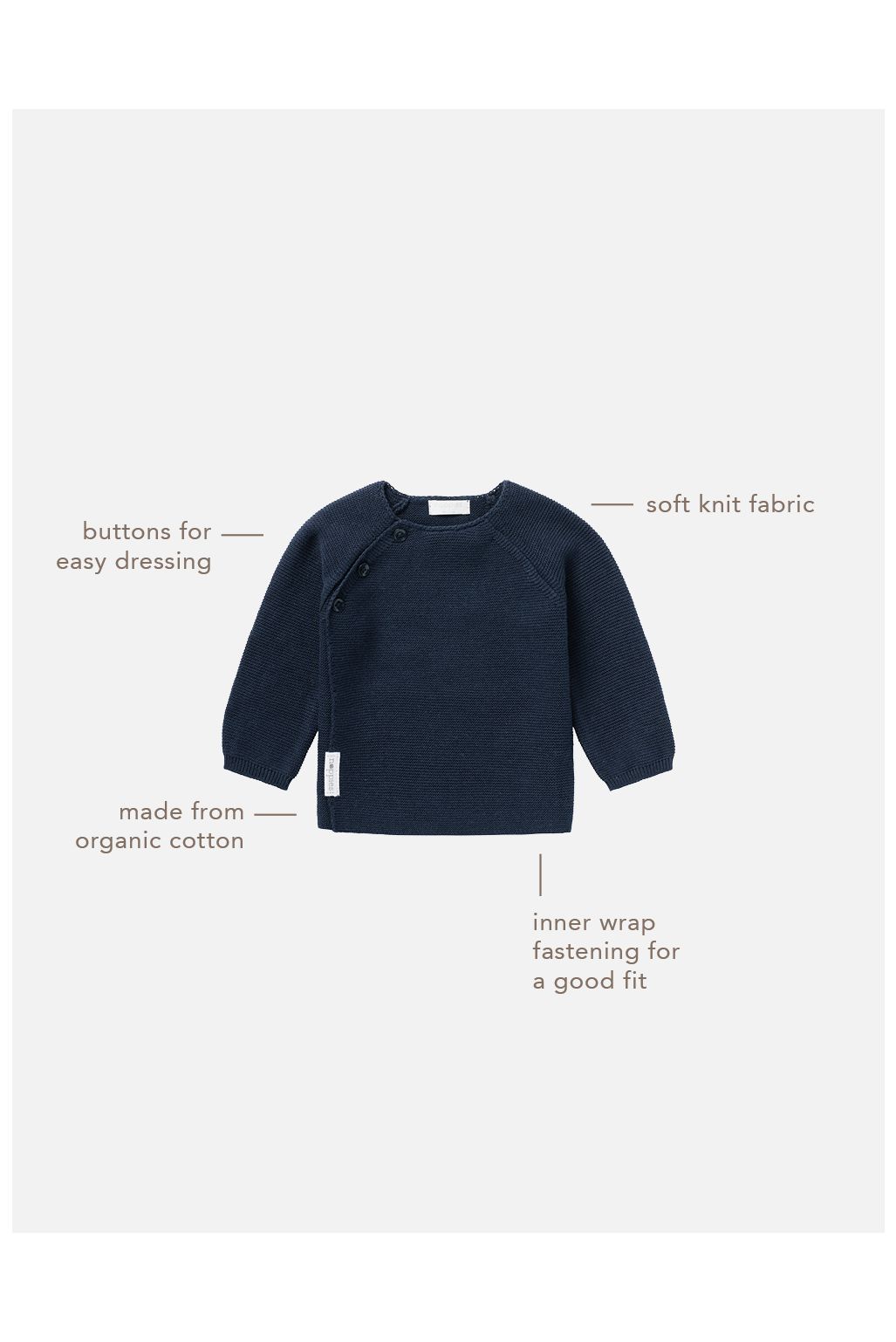 Noppies Vest Pino - Navy