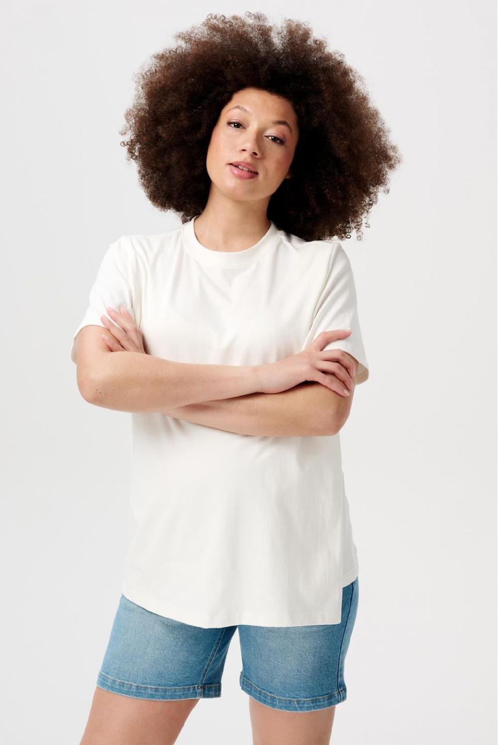 noppies Voedings t-shirt Ifke - Cream