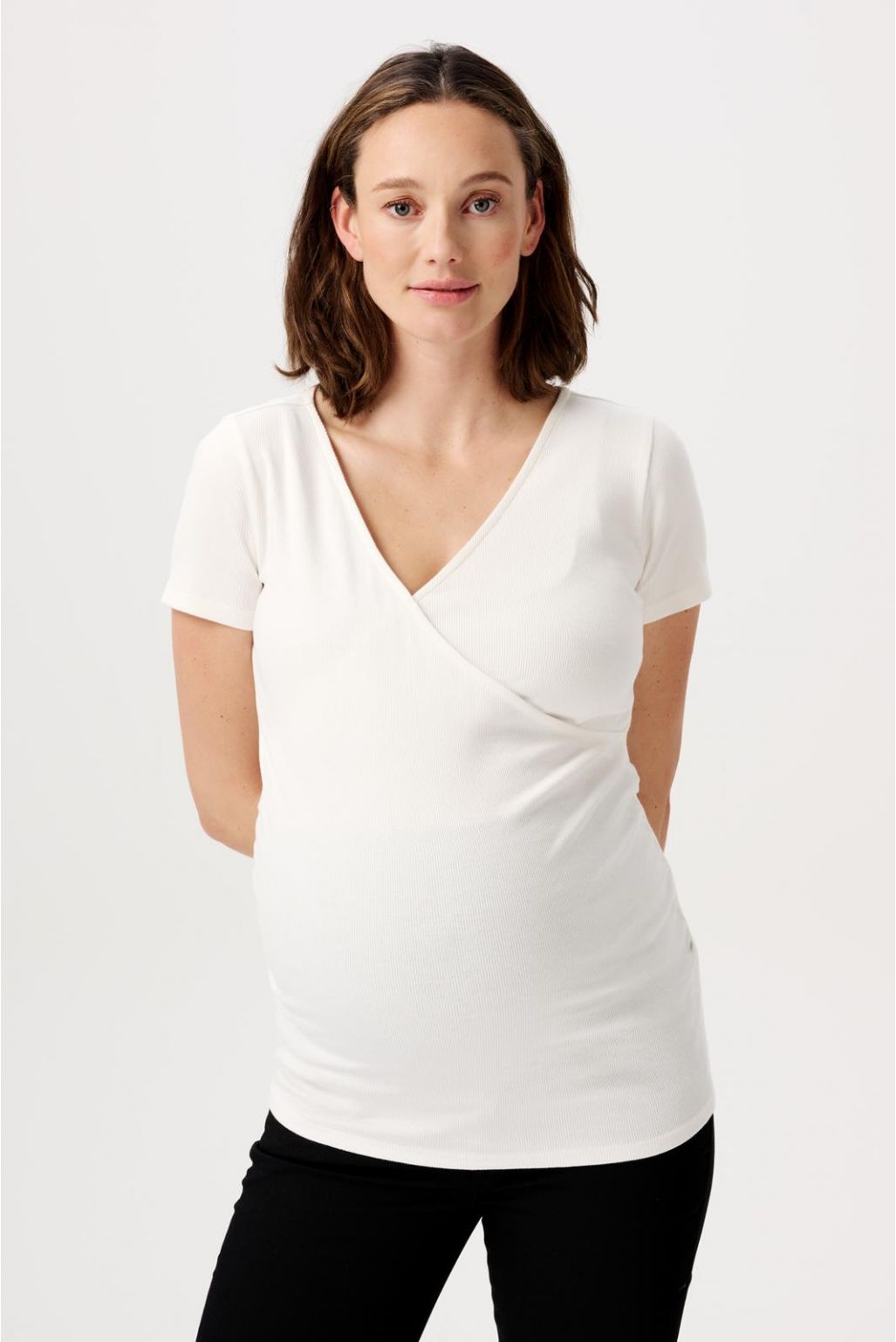 noppies Voedings t-shirt Sanson - Cream