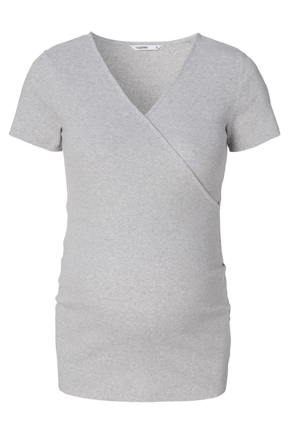 Noppies Voedings T-shirt Sanson - Grey Melange