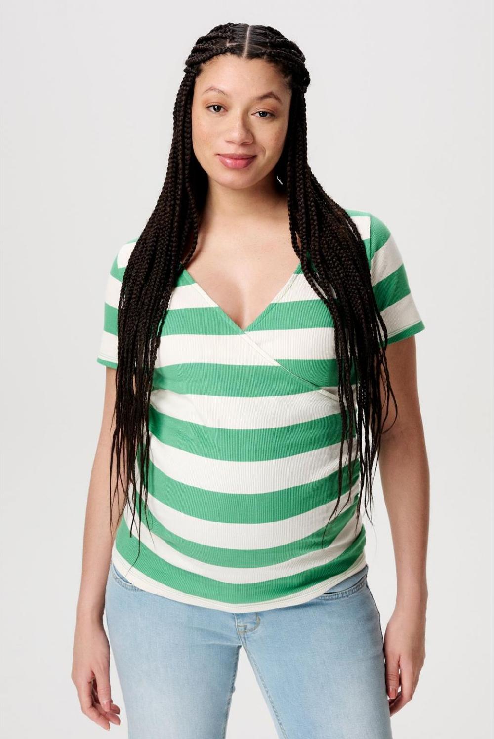 noppies Voedings t-shirt Sanson - Peppermint