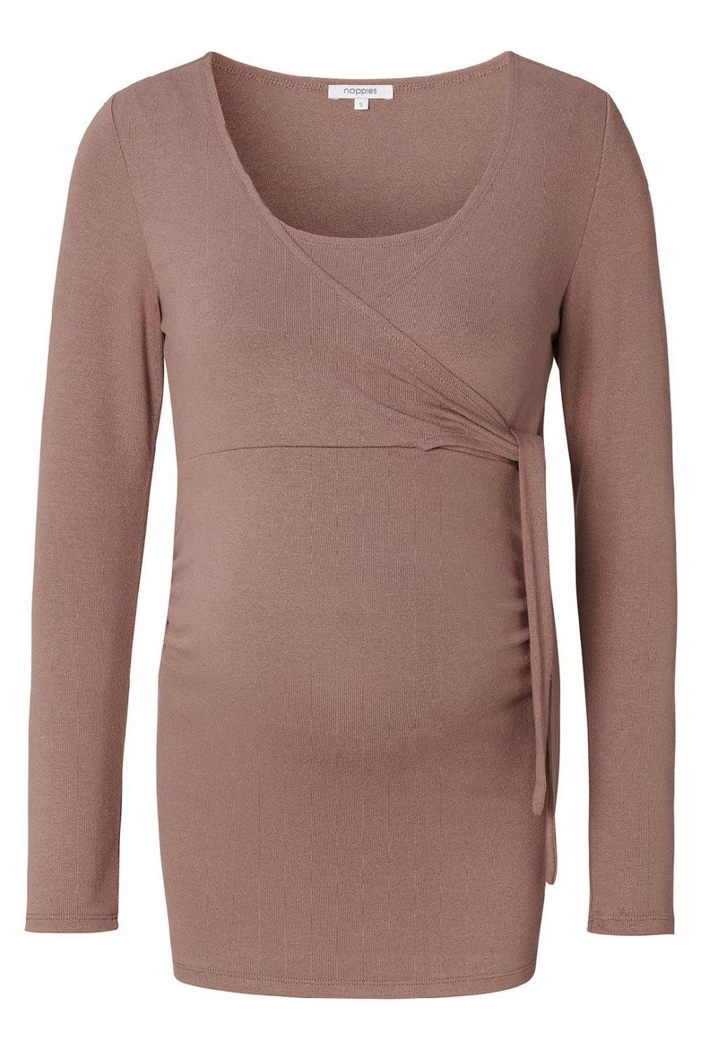 Noppies Voedingsshirt Elin - Deep Taupe
