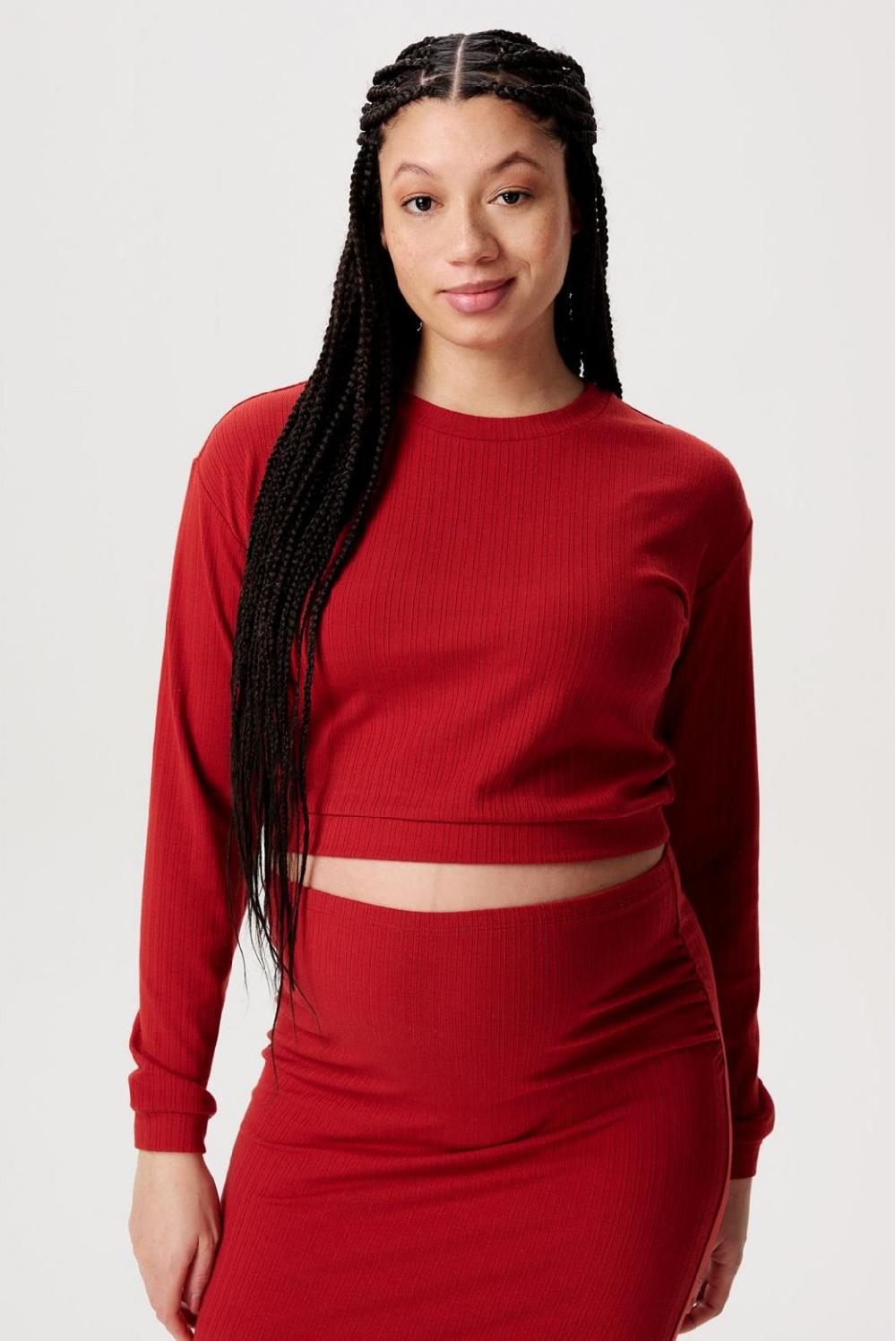 noppies Voedingsshirt Sund - Red Ochre