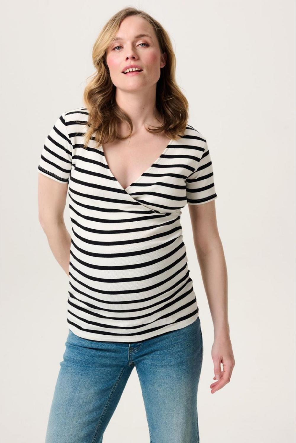 noppies Voedingstop Sanson - Cream Stripe