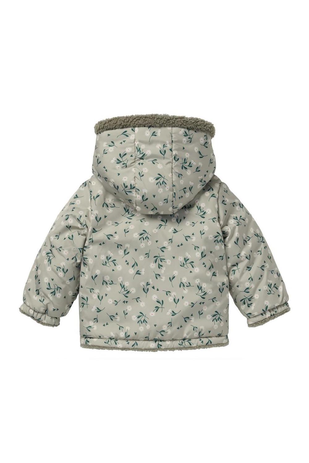 Noppies Winterjas Fleury - Reversible - Moss Gray