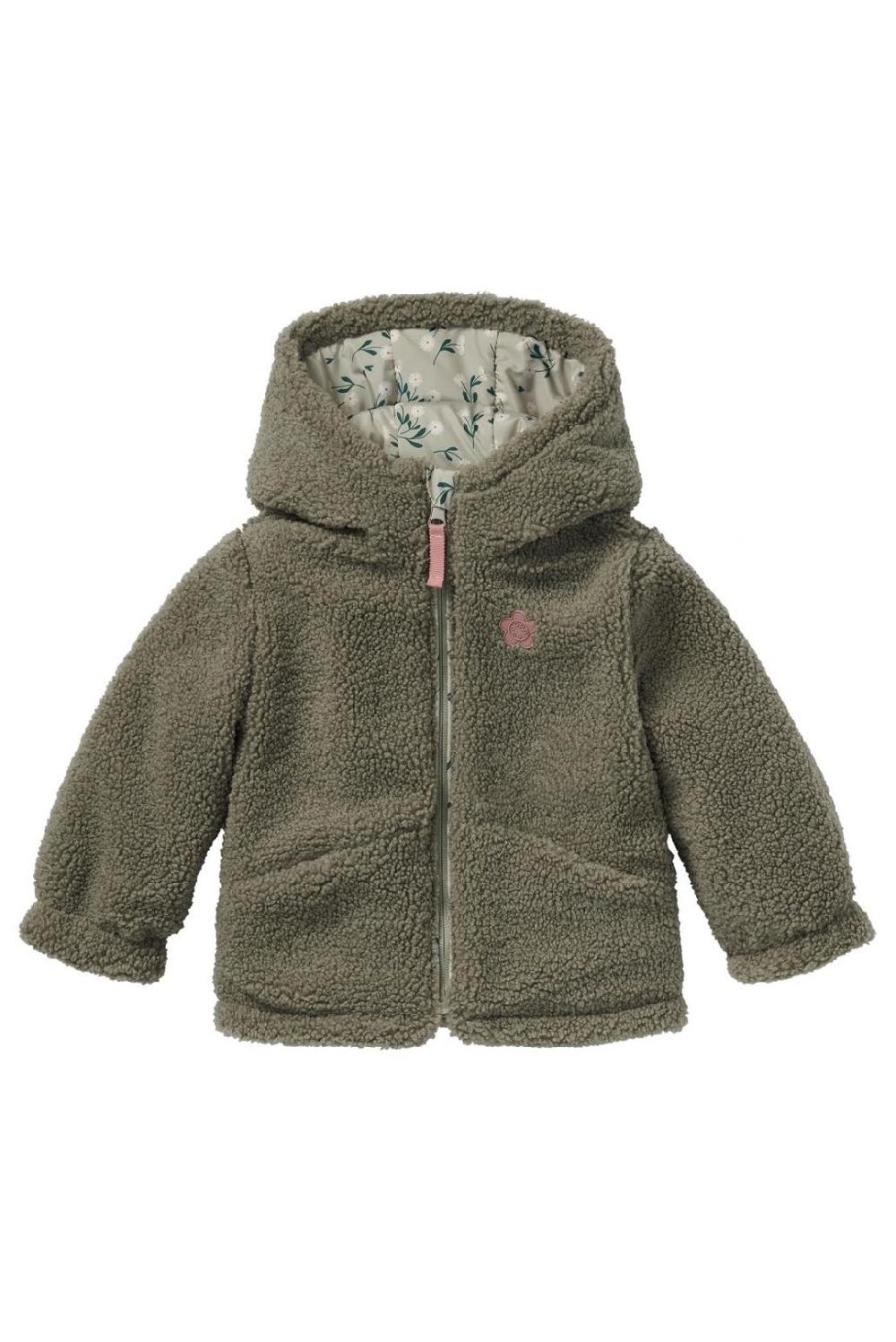 Noppies Winterjas Fleury - Reversible - Moss Gray