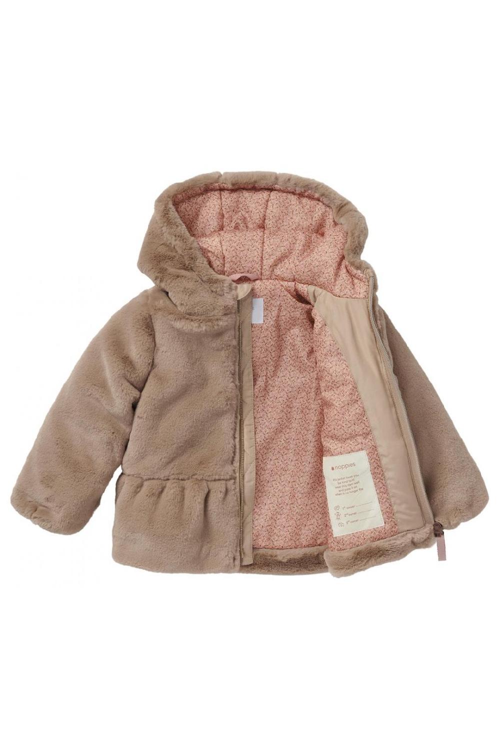 Noppies Winterjas Flize - Light Taupe
