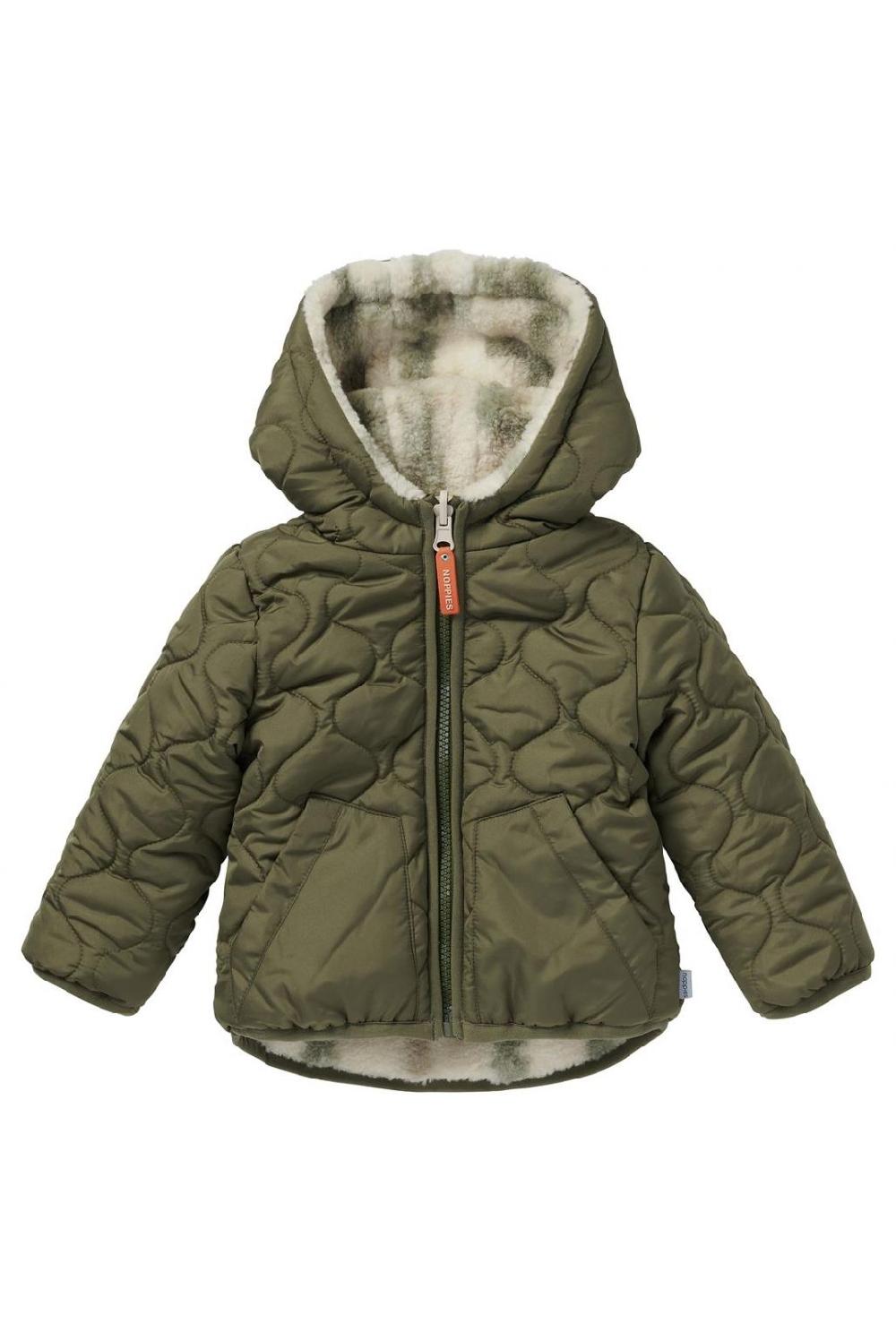 Noppies Winterjas Galar - Reversible - Dusty Olive