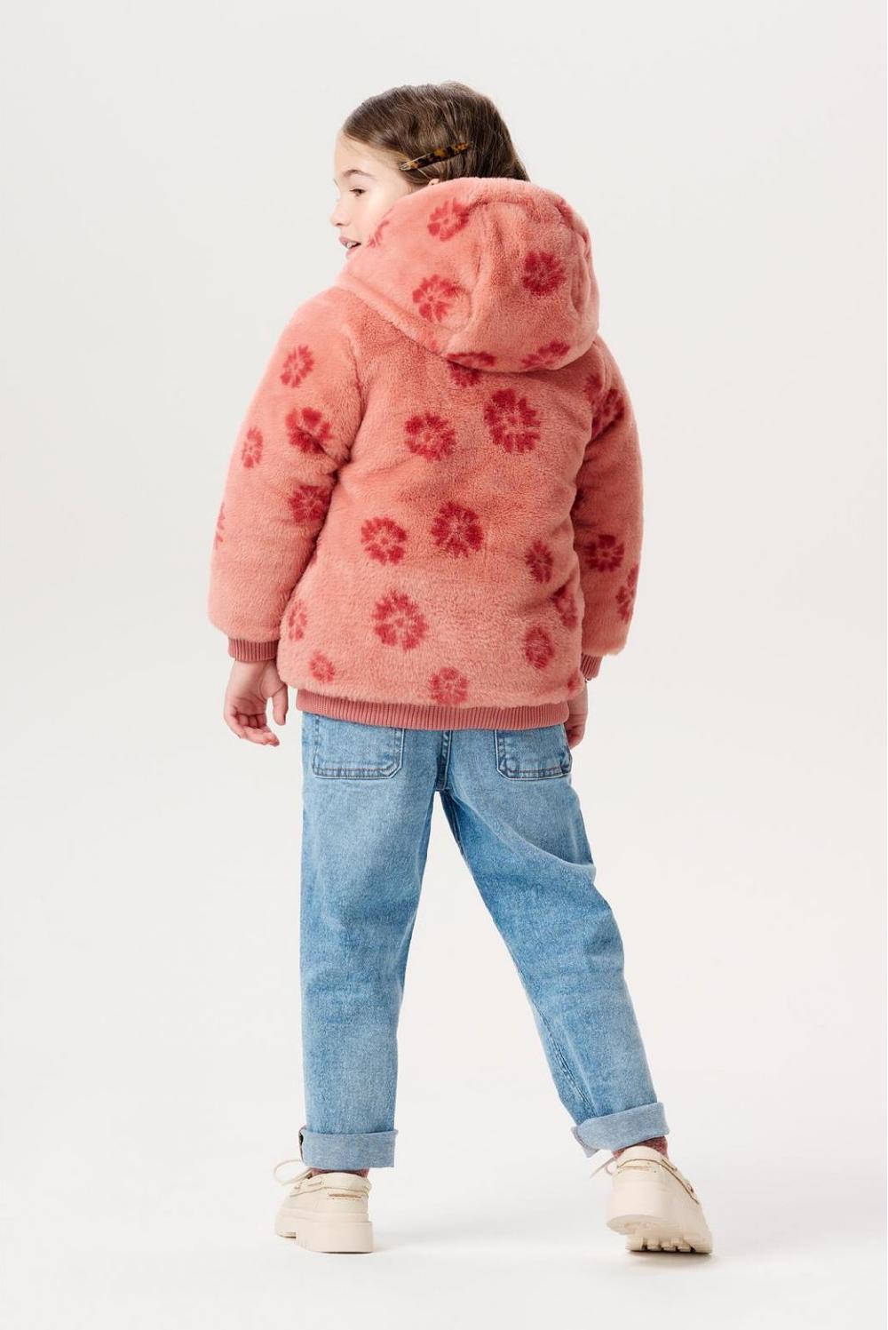 Noppies Winterjas Jishou - Reversible - Dusty Rose