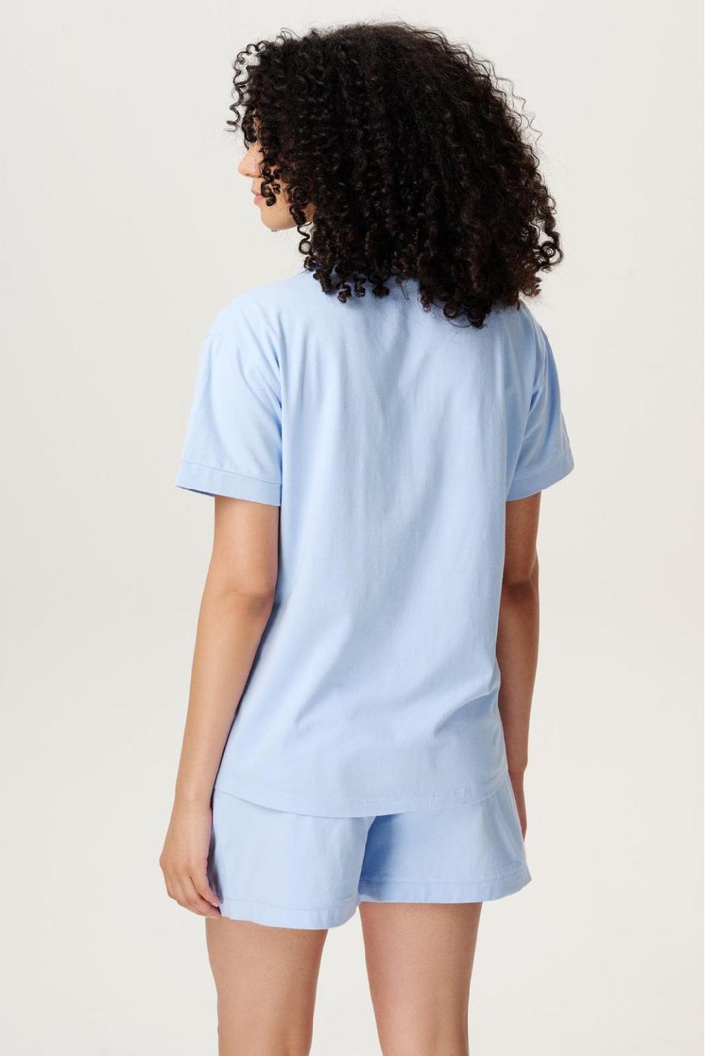 Noppies Pyjamatop Met Voedingsfunctie Neero - Light Sky