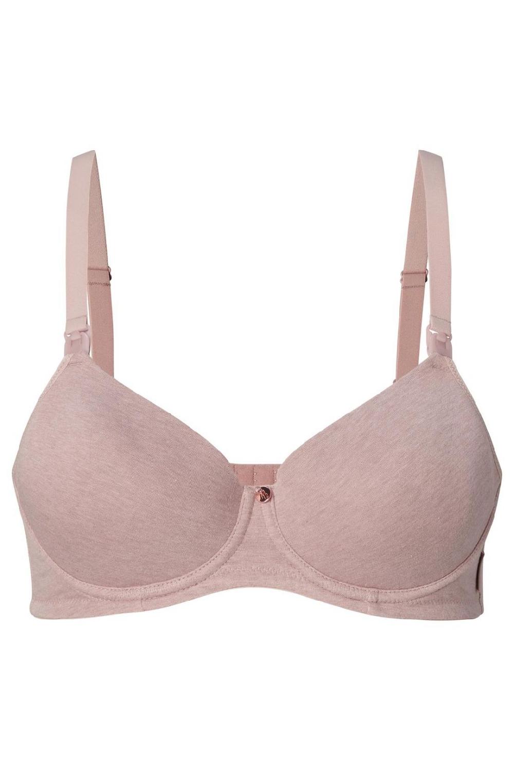 Noppies Voorgevormde Voedingsbh Cotton Melange - Bark Melange