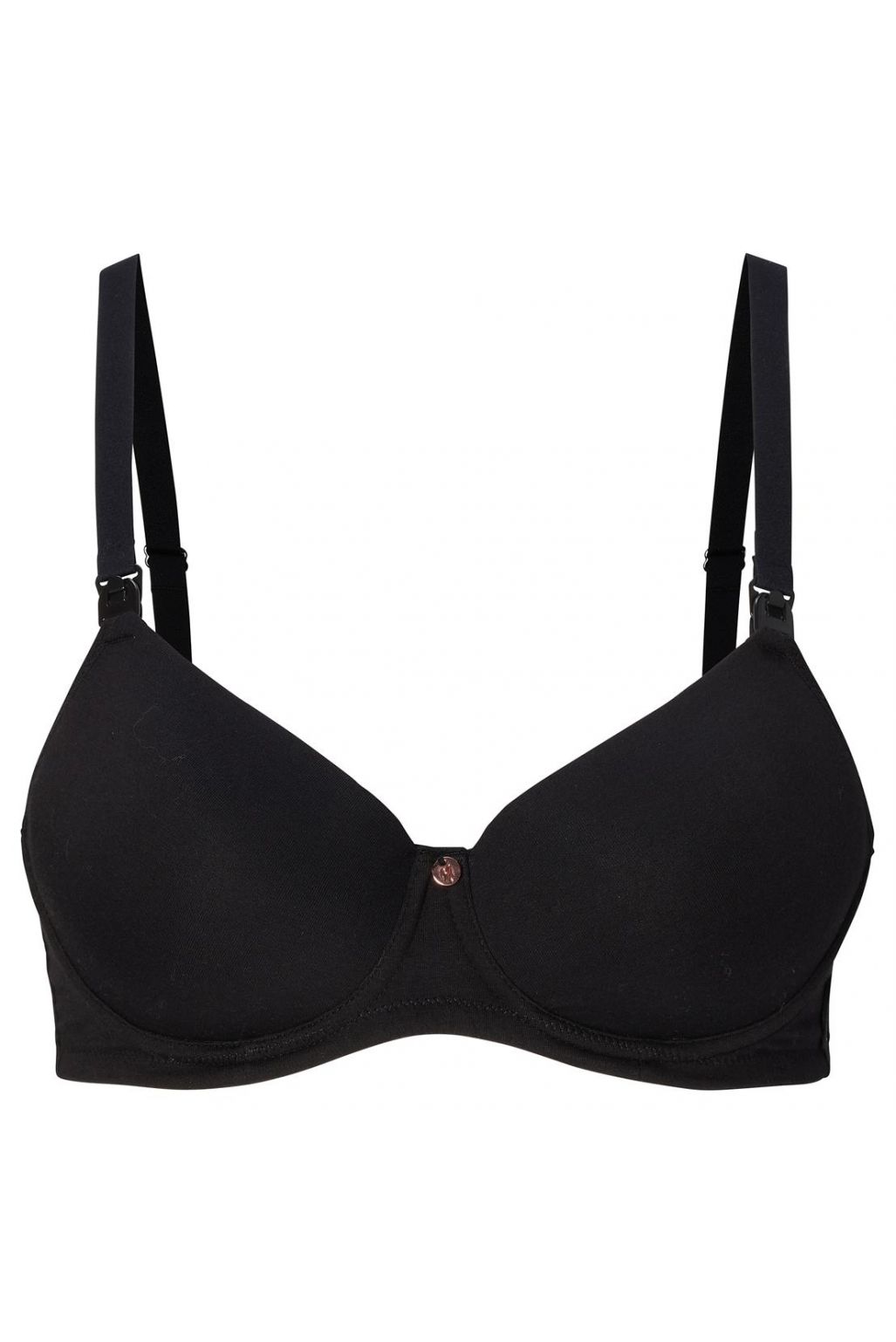 Noppies Voorgevormde Voedingsbh Cotton Melange - Black