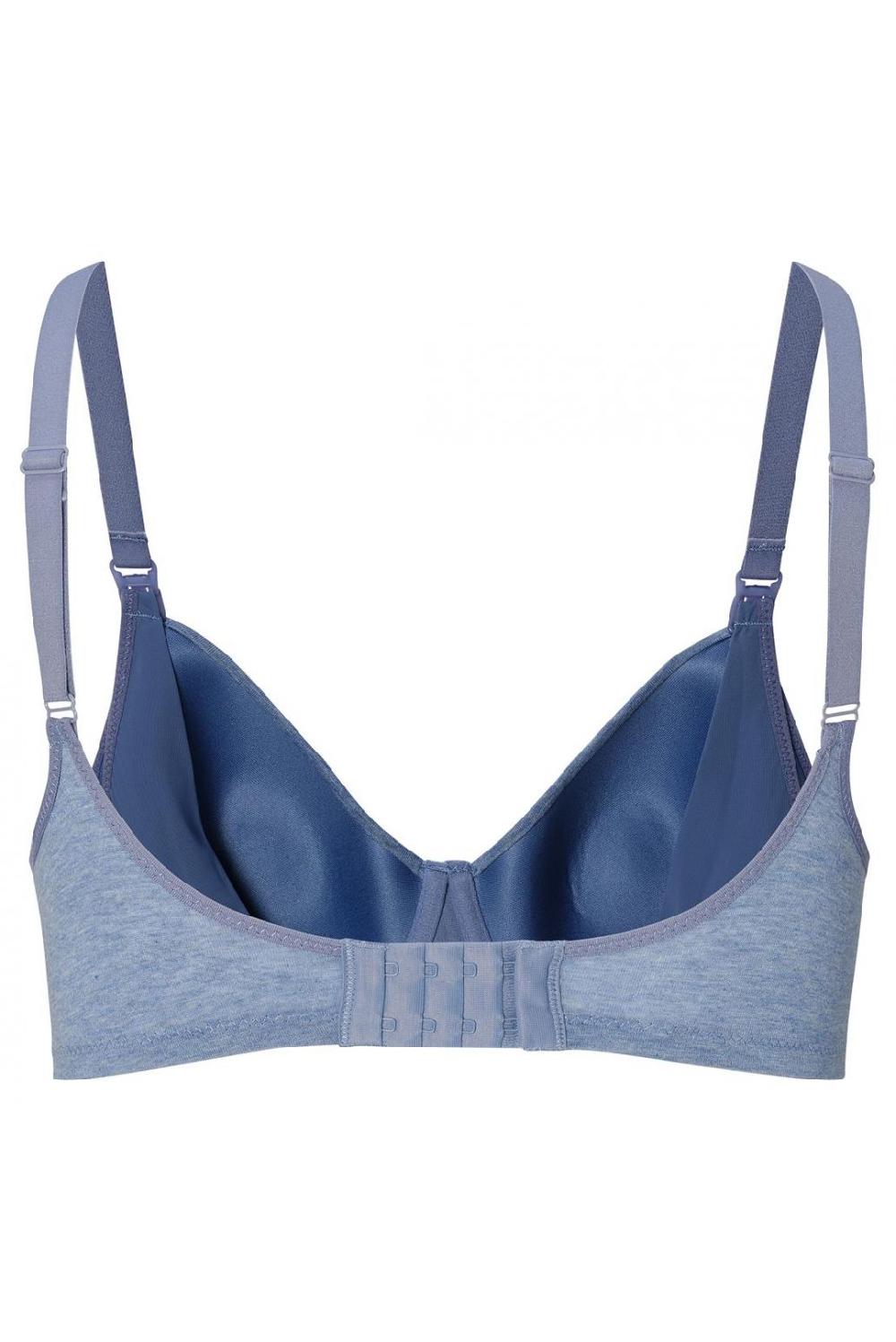 Noppies Voorgevormde Voedingsbh Cotton Melange - Light Blue Melange