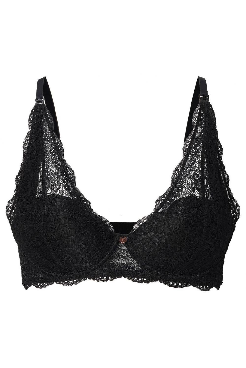 Noppies Voorgevormde Voedingsbh Wired Bra Lace - Black