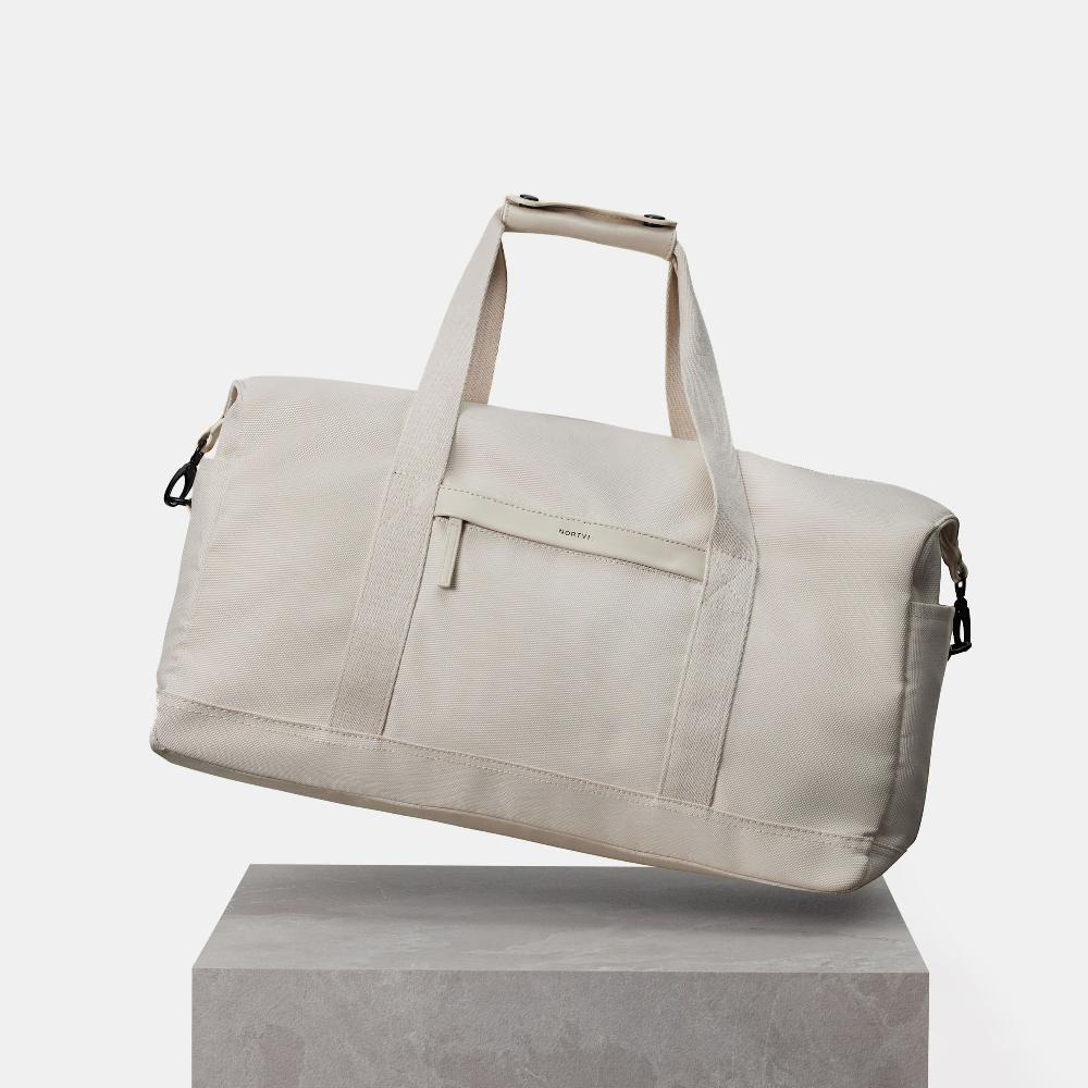 nortvi Large Weekender Sand White