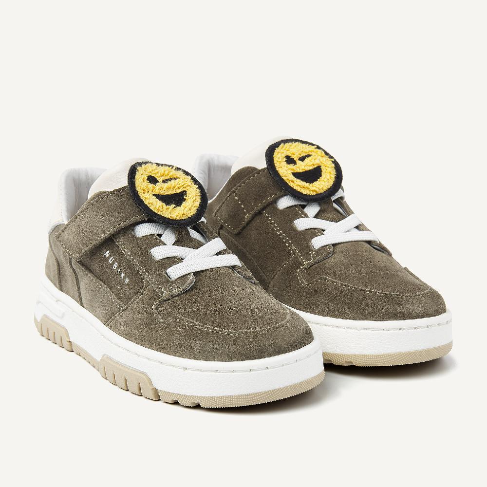 Nubikk Basket Court JR Donkergroene Sneakers Voor Kids