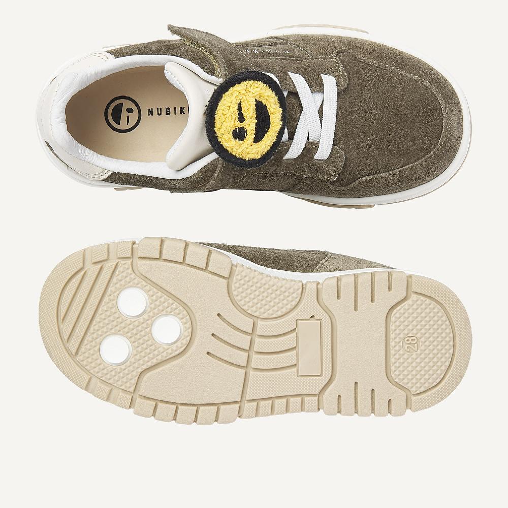 Nubikk Basket Court JR Donkergroene Sneakers Voor Kids