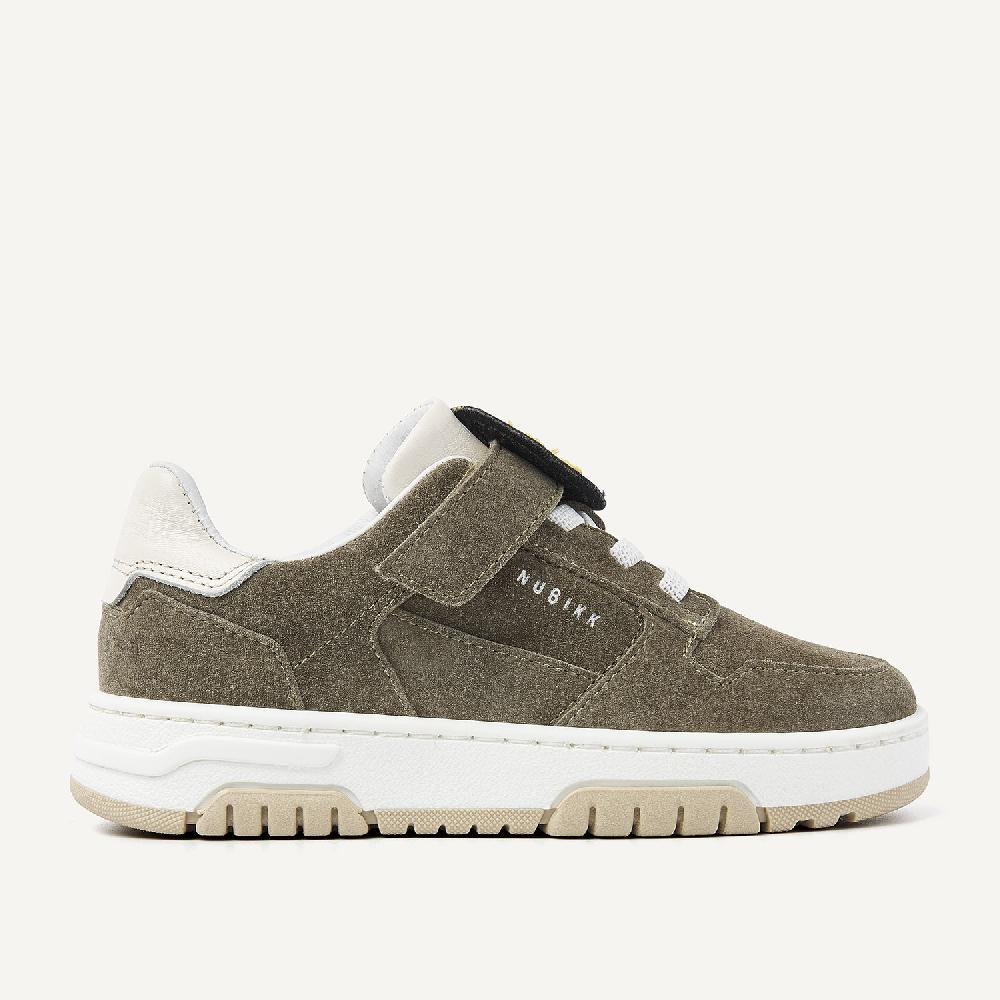 nubikk Basket Court JR Donkergroene Sneakers voor Kids