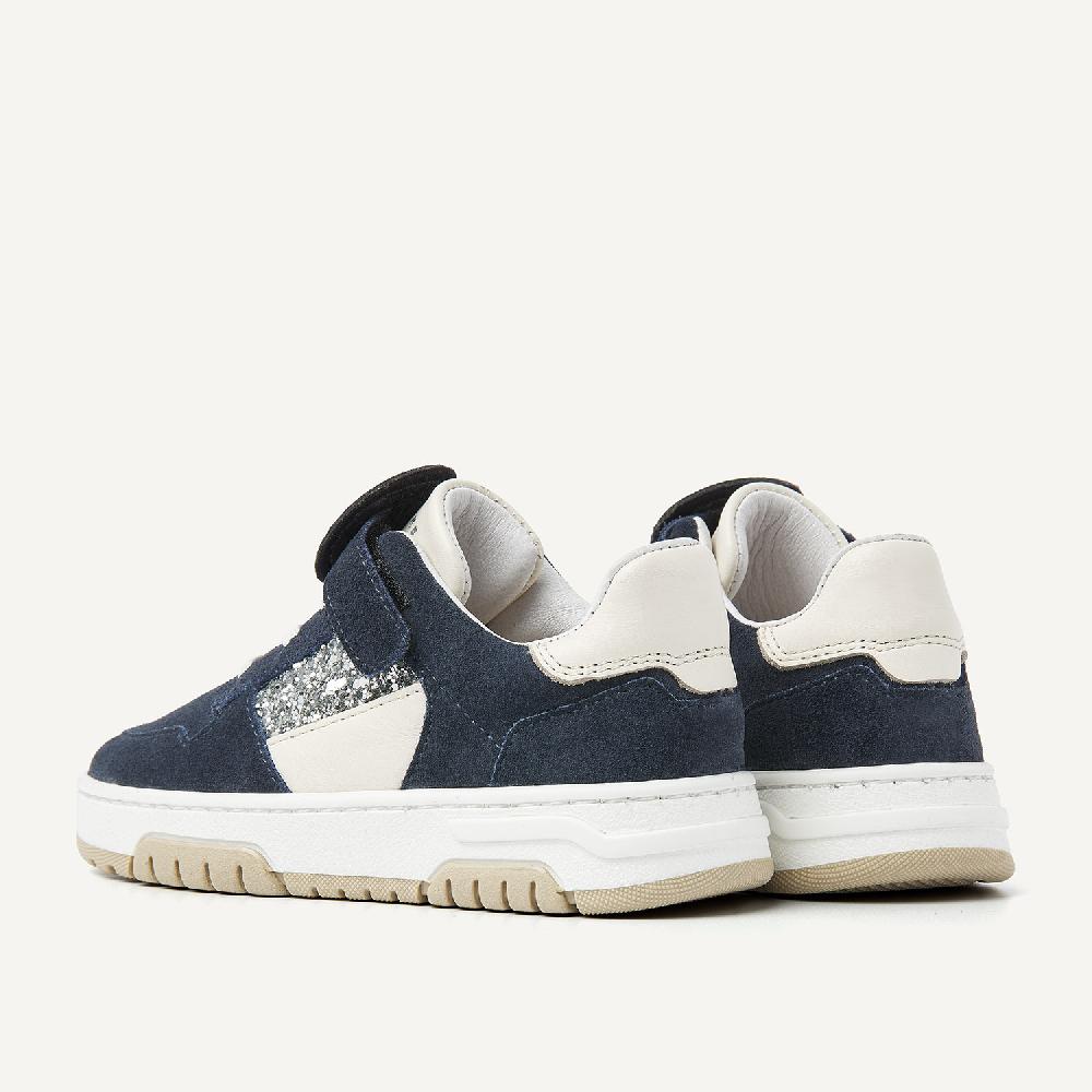 Nubikk Basket Court JR Lichtblauwe Glitter Sneakers Voor Kids