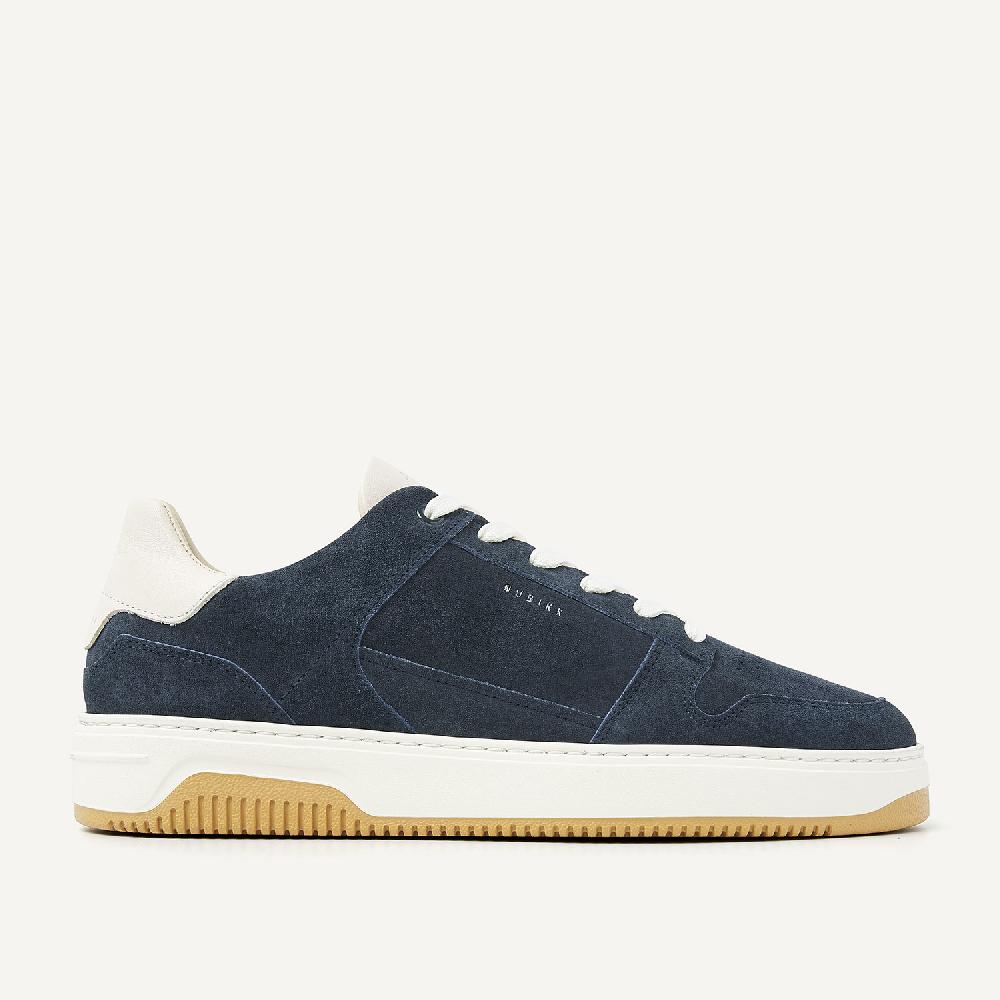 nubikk Basket Court Miele Donkerblauwe Sneakers voor Heren