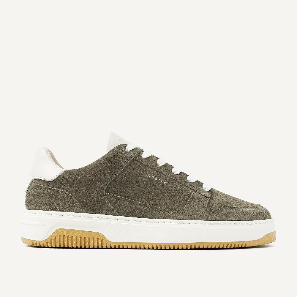 nubikk Basket Court Miele Donkergroene Sneakers voor Heren