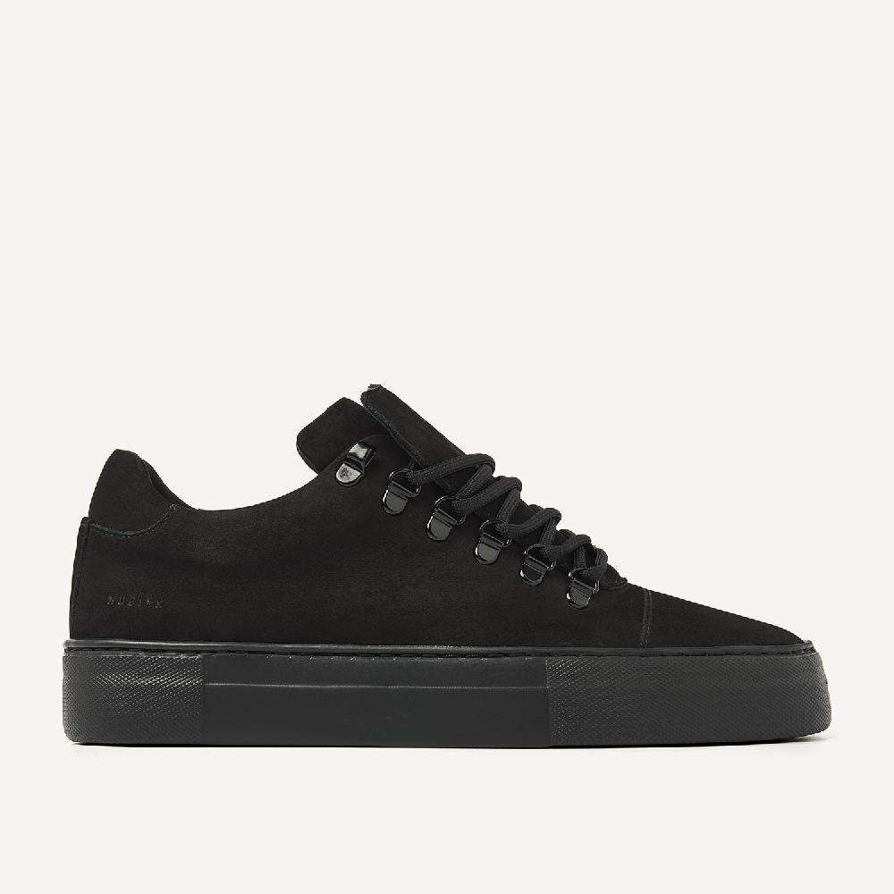 nubikk Jagger Classic Nubuck Zwarte Raven Sneakers voor Heren