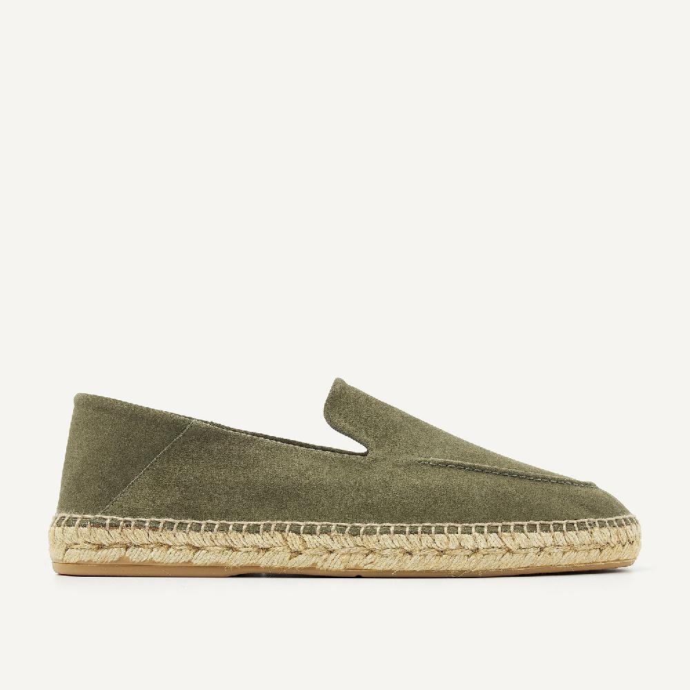 nubikk Mr Sanchez Donkergroene Espadrilles voor Heren