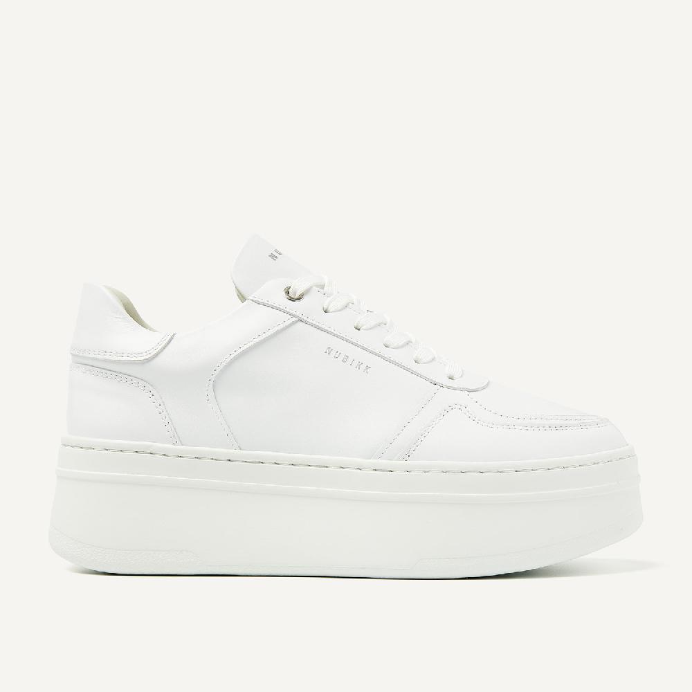 nubikk Bayou Platform Witte Sneakers voor Dames