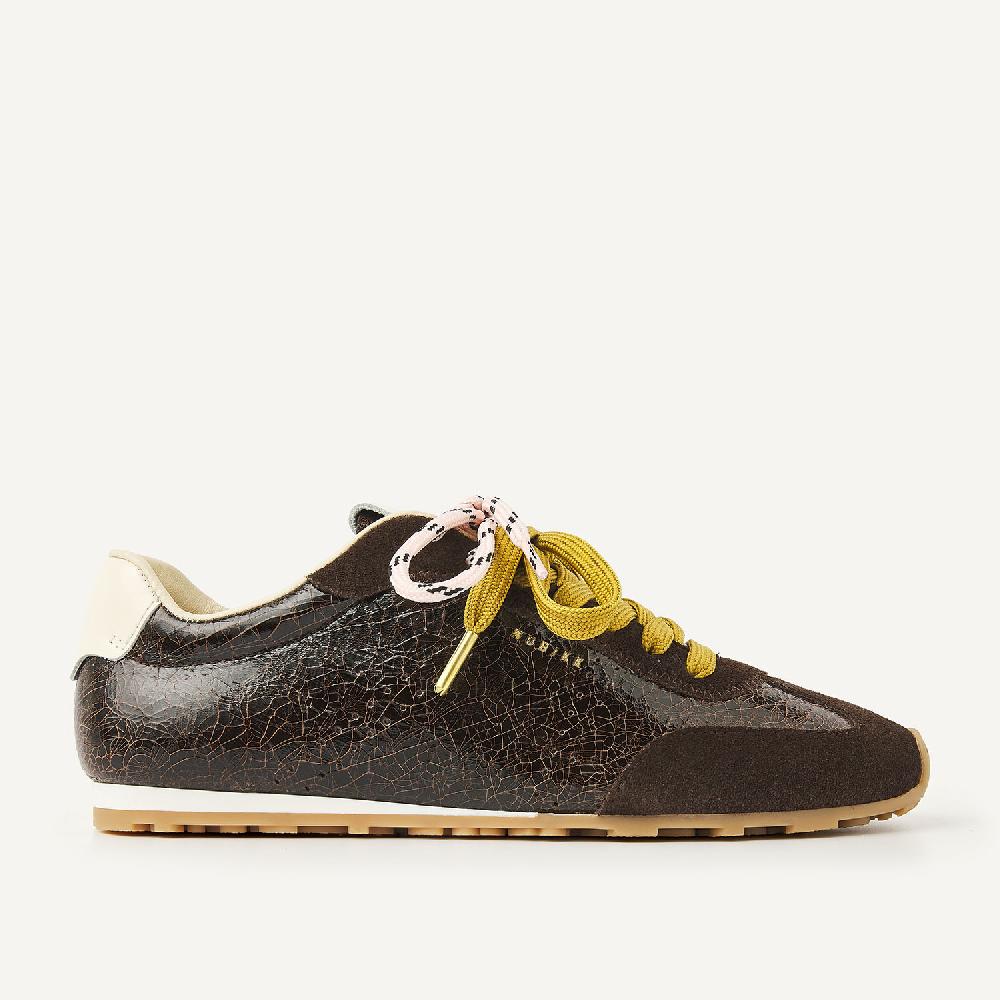 nubikk Billy Lou Donkerbruine Sneakers voor Dames